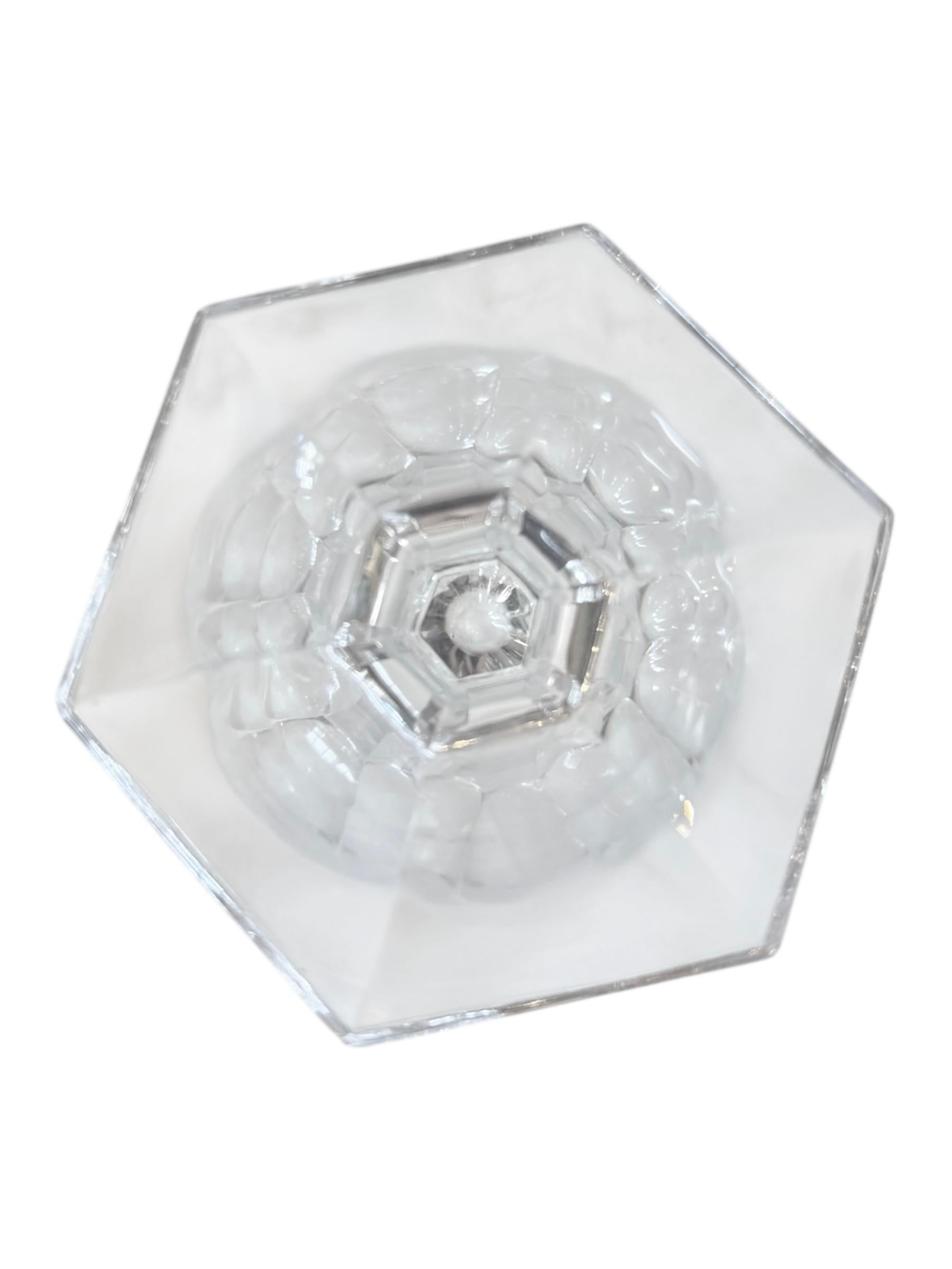 Juego de 6 copas de cristal estilo Moser Vintage siglo XX en venta