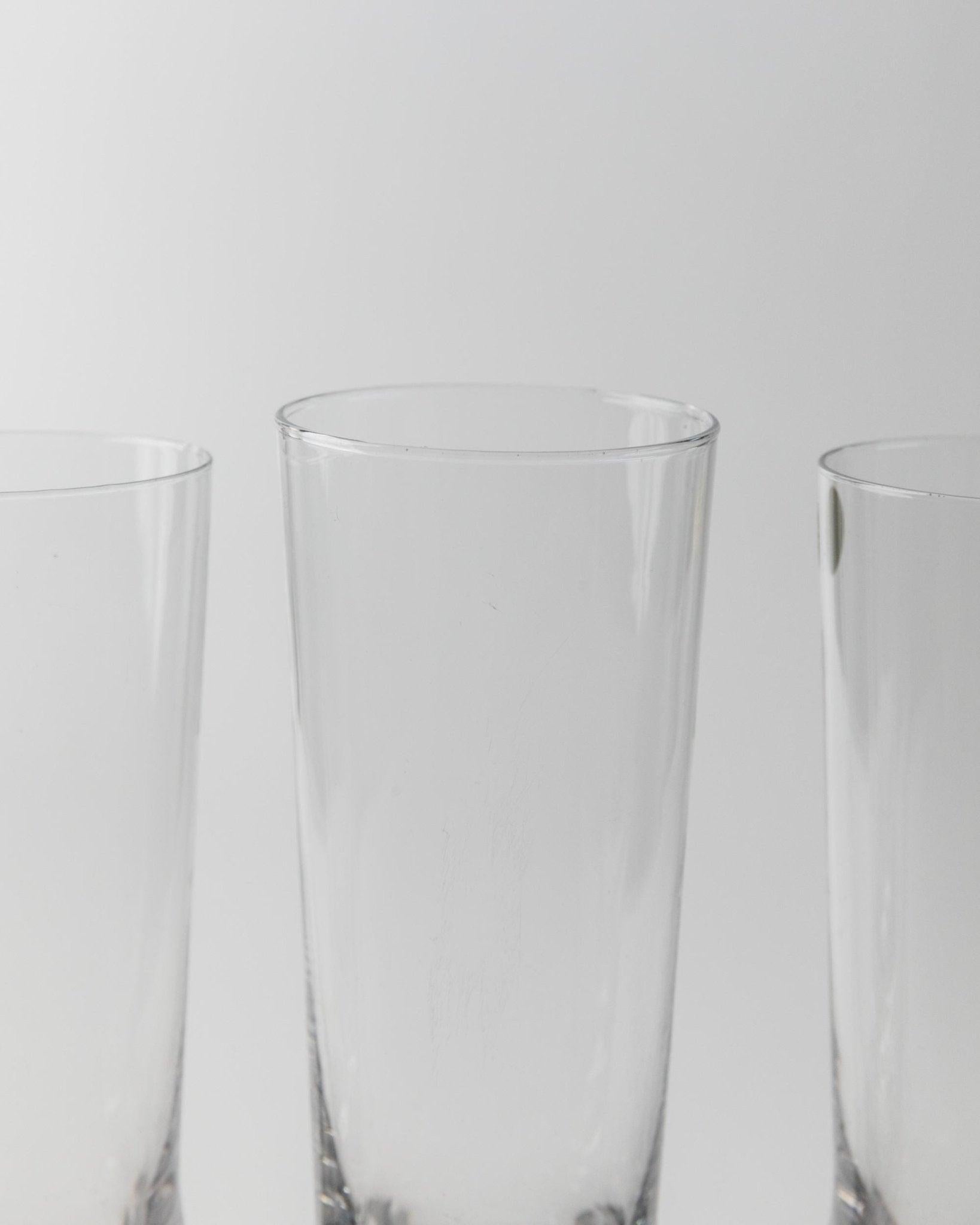 Juego de 6 copas vintage de cristal de Murano, diseño Italia, años 70 en venta 4