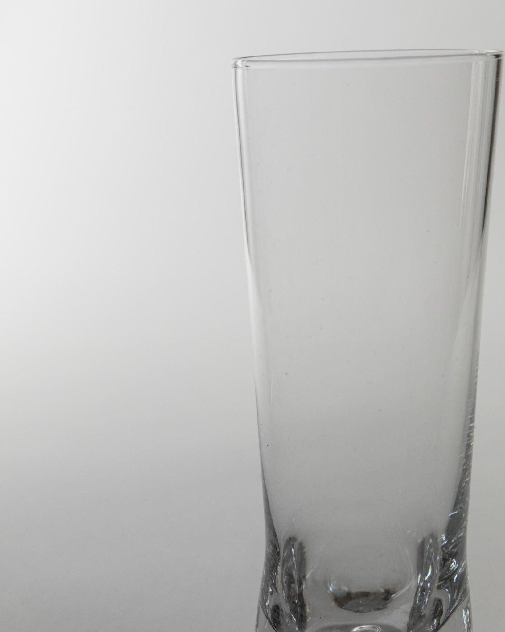 Juego de 6 copas vintage de cristal de Murano, diseño Italia, años 70 en venta 2