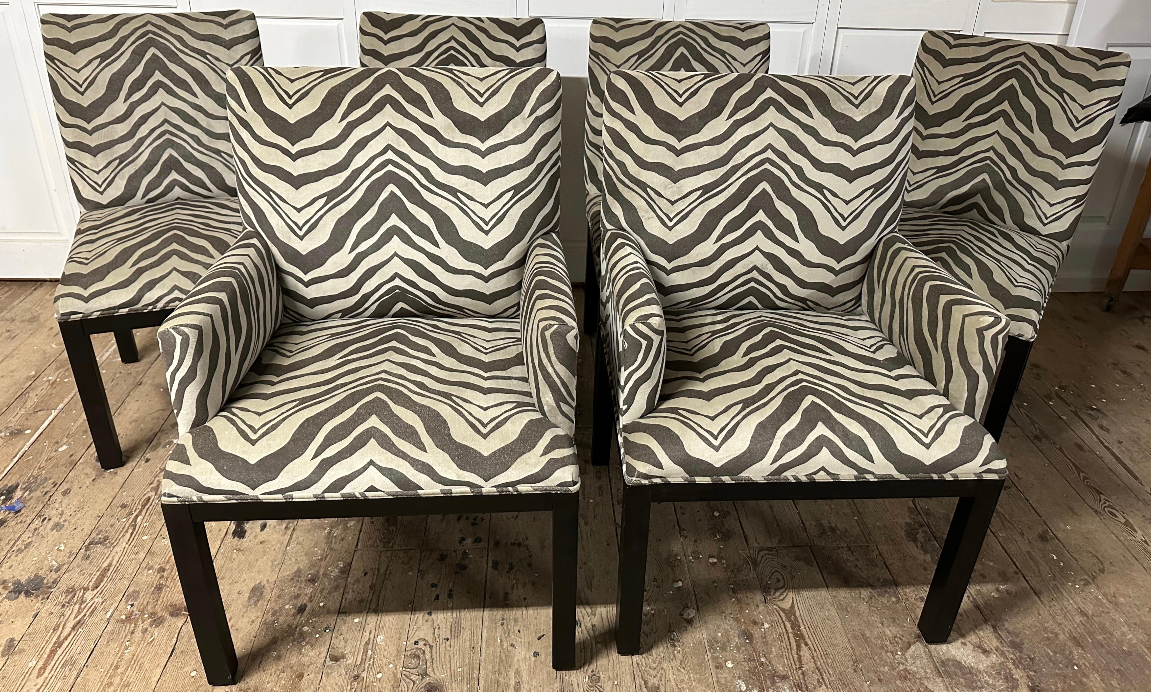 vintage parsons chairs