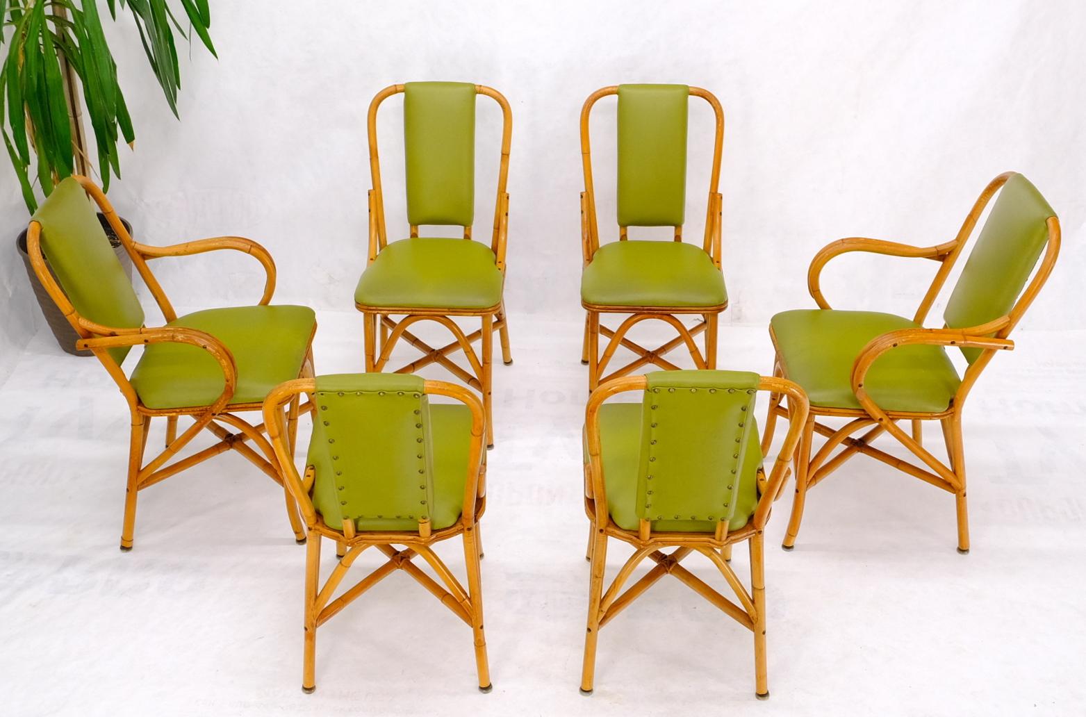 vintage rattan dining chairs