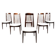 Set of 6 vintage rosewood chairs by Ernst Martin Dettinger for Lucas Schnaidt, 1