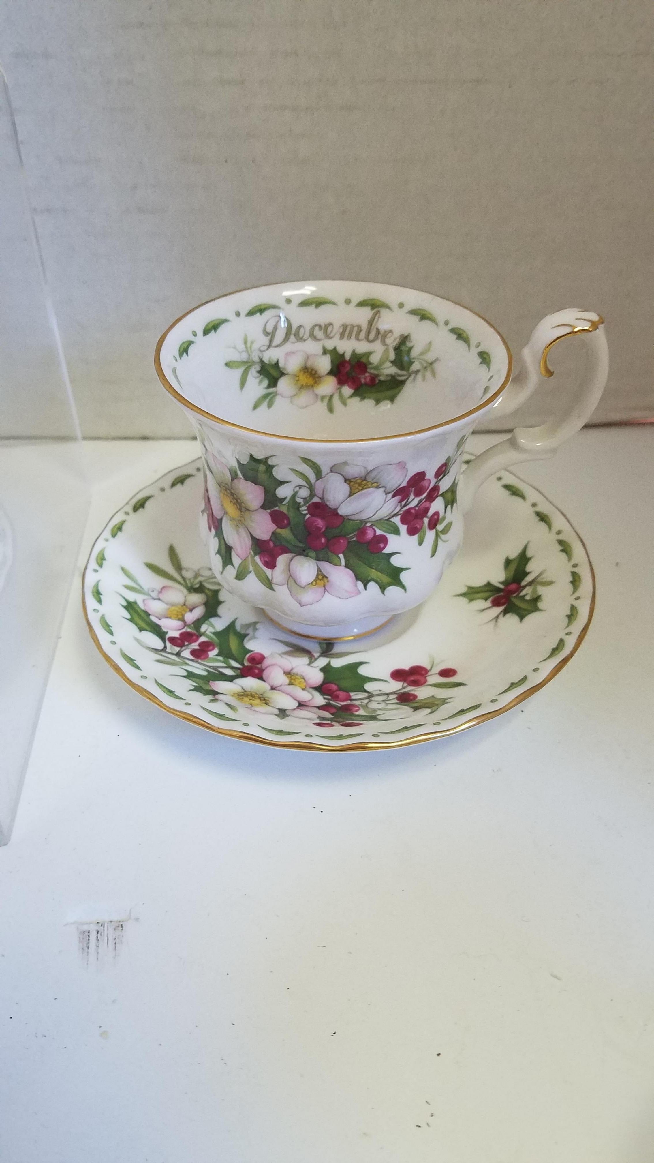 royal albert flower of the month tea cups