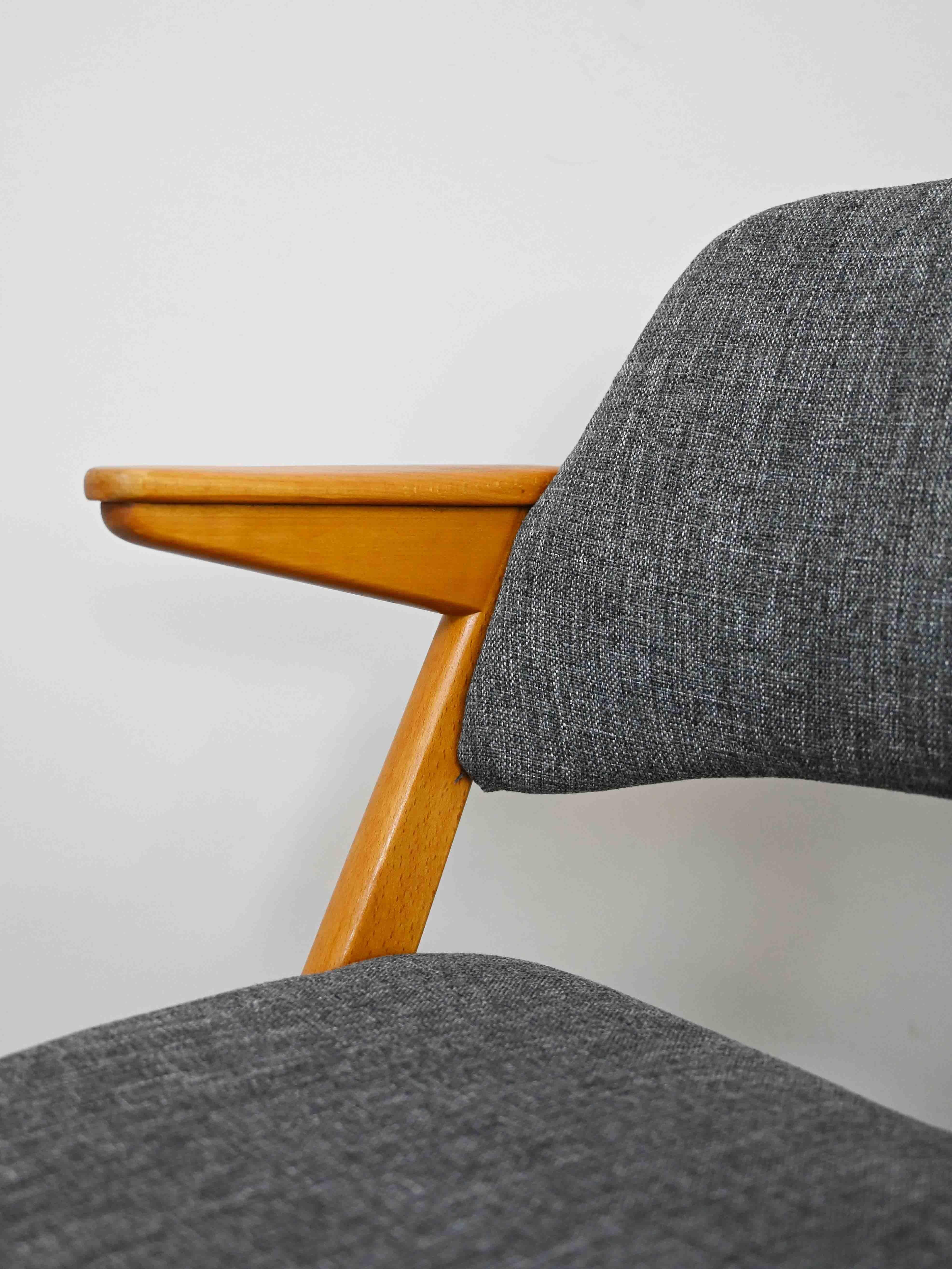 Scandinavian Modern Set of 6 vintage Scandinavian chairs designed by Bengt Ruda for NK