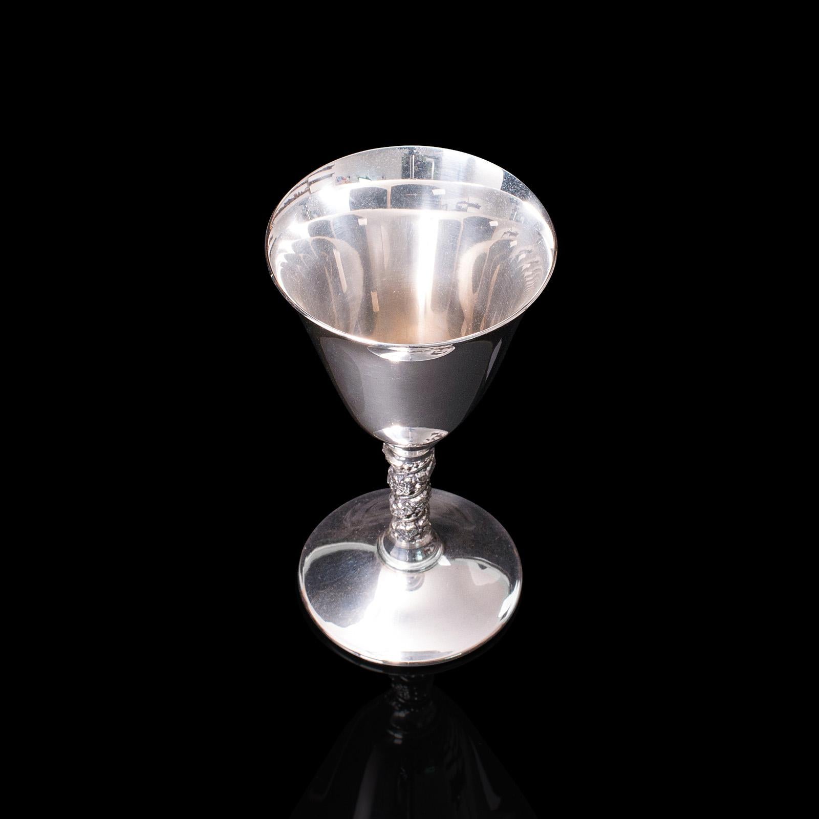 falstaff silver plated goblets