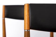 Set of 6 Vintage Teak Dining Chairs 1960s Germany, Mid Century Modern