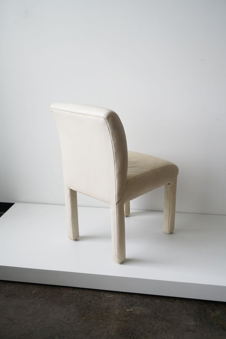 Set of 6 Vintage Vladimir Kagan Style Parson Dining Chairs for