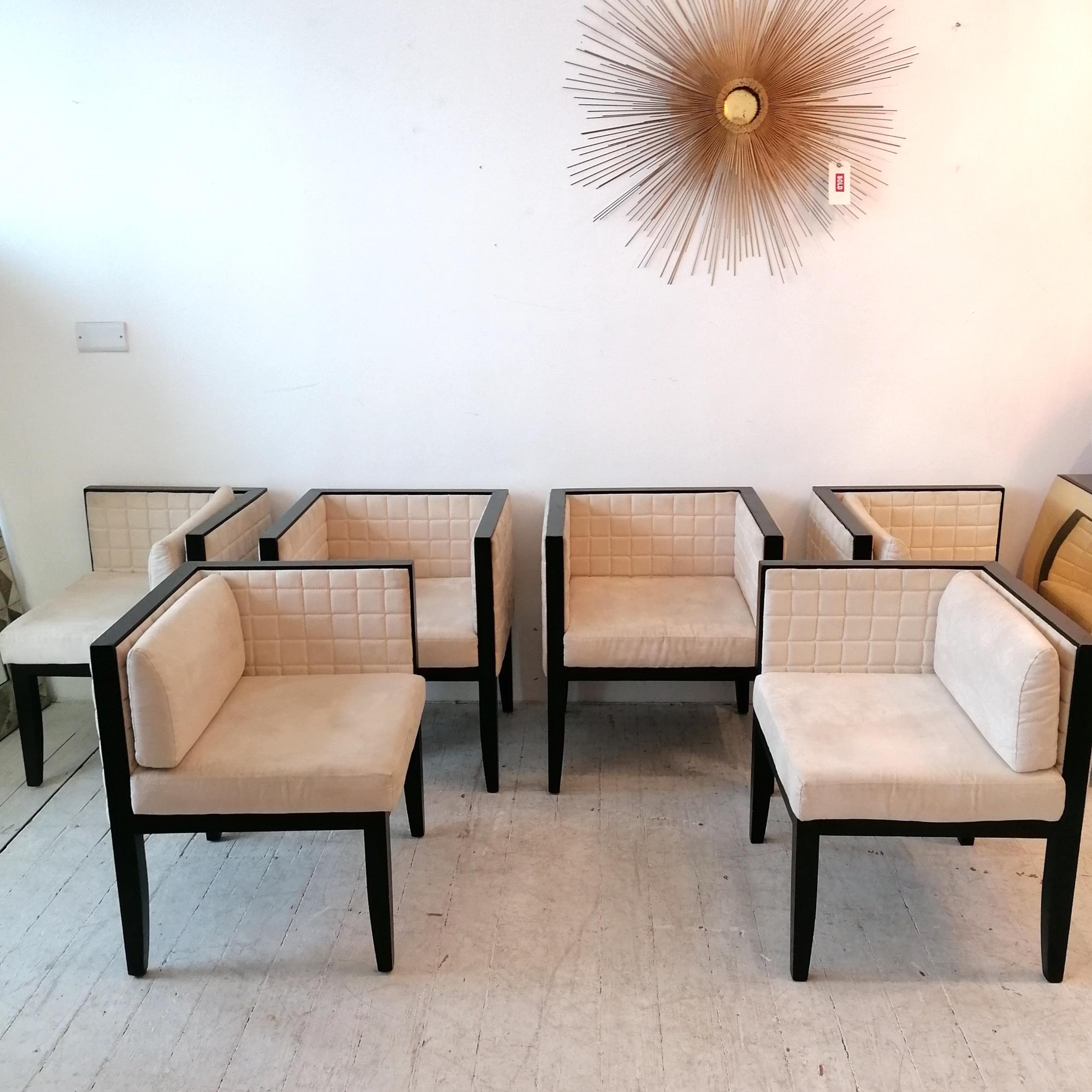 Italian Set of 6 Vintage Yale Dining Chairs by Pietro Costantini, Italy, 1980s-1990s For Sale