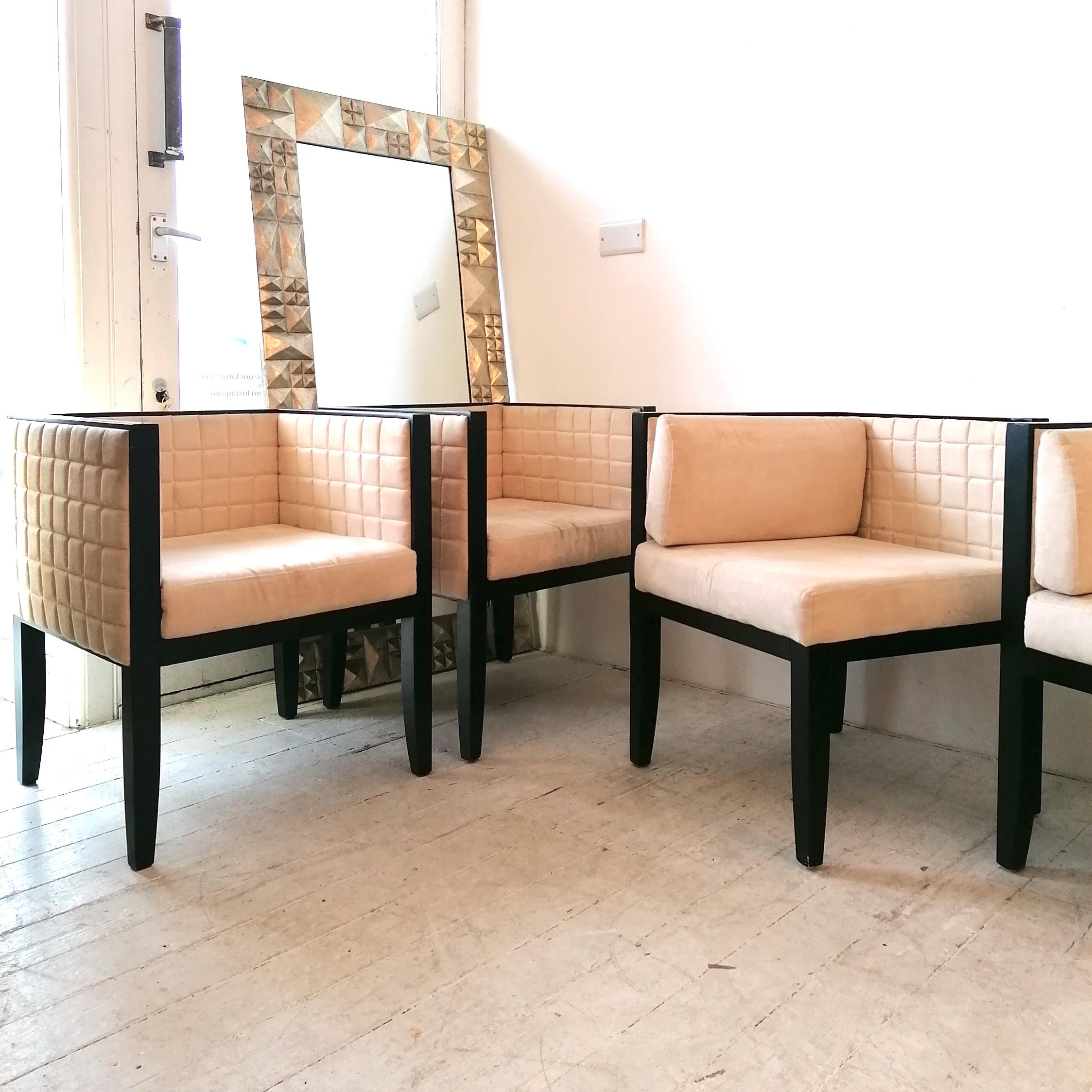 Late 20th Century Set of 6 Vintage Yale Dining Chairs by Pietro Costantini, Italy, 1980s-1990s For Sale