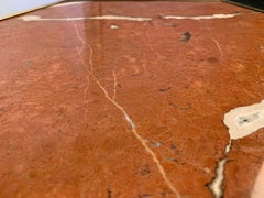 6 Rojo Alicante Marble Occasional Tables/Plant Stands by William “Billy” Haines