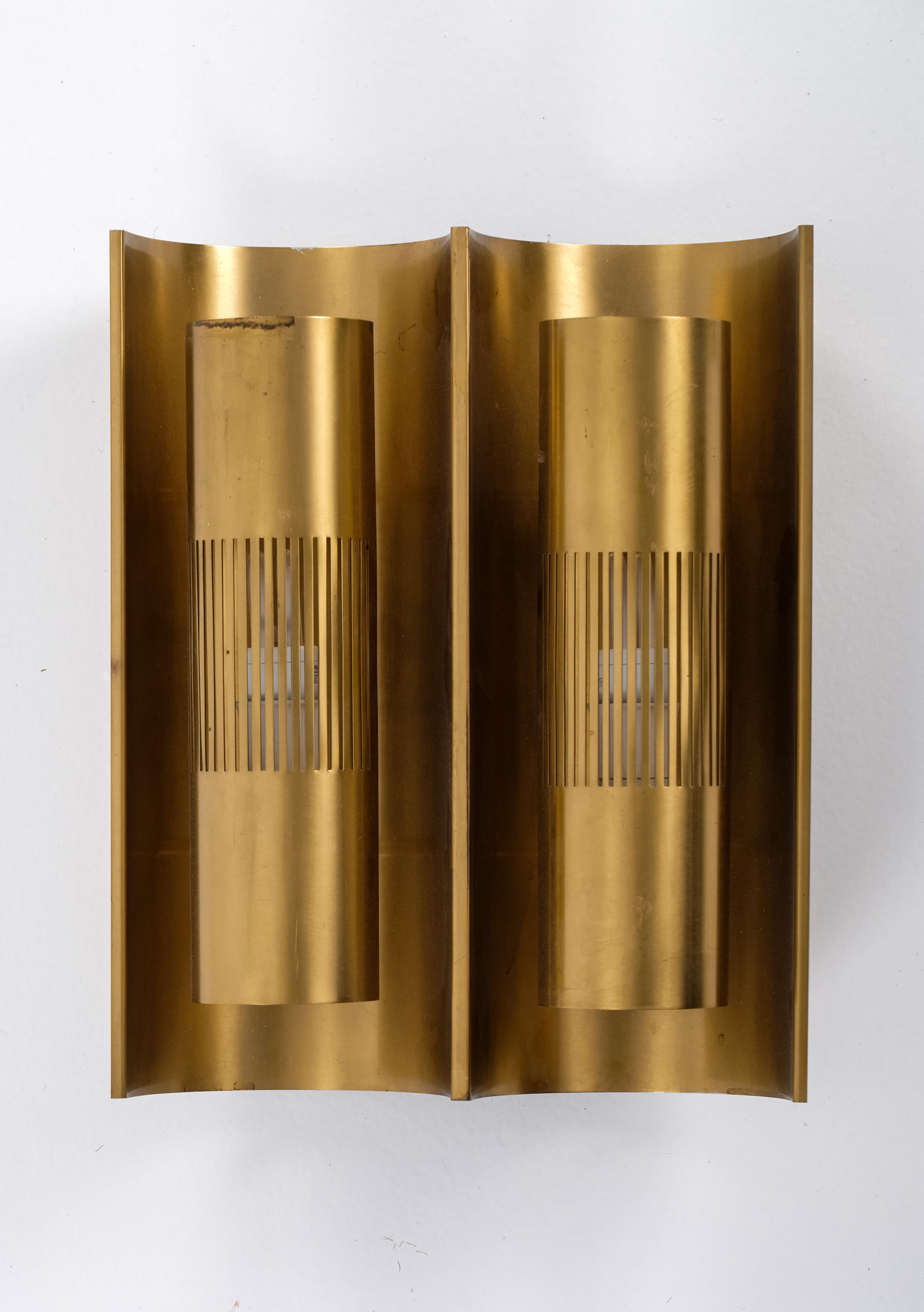Mid-20th Century Set of 6 Wall Lamps, Böhlmarks, Sweden, 1959 For Sale