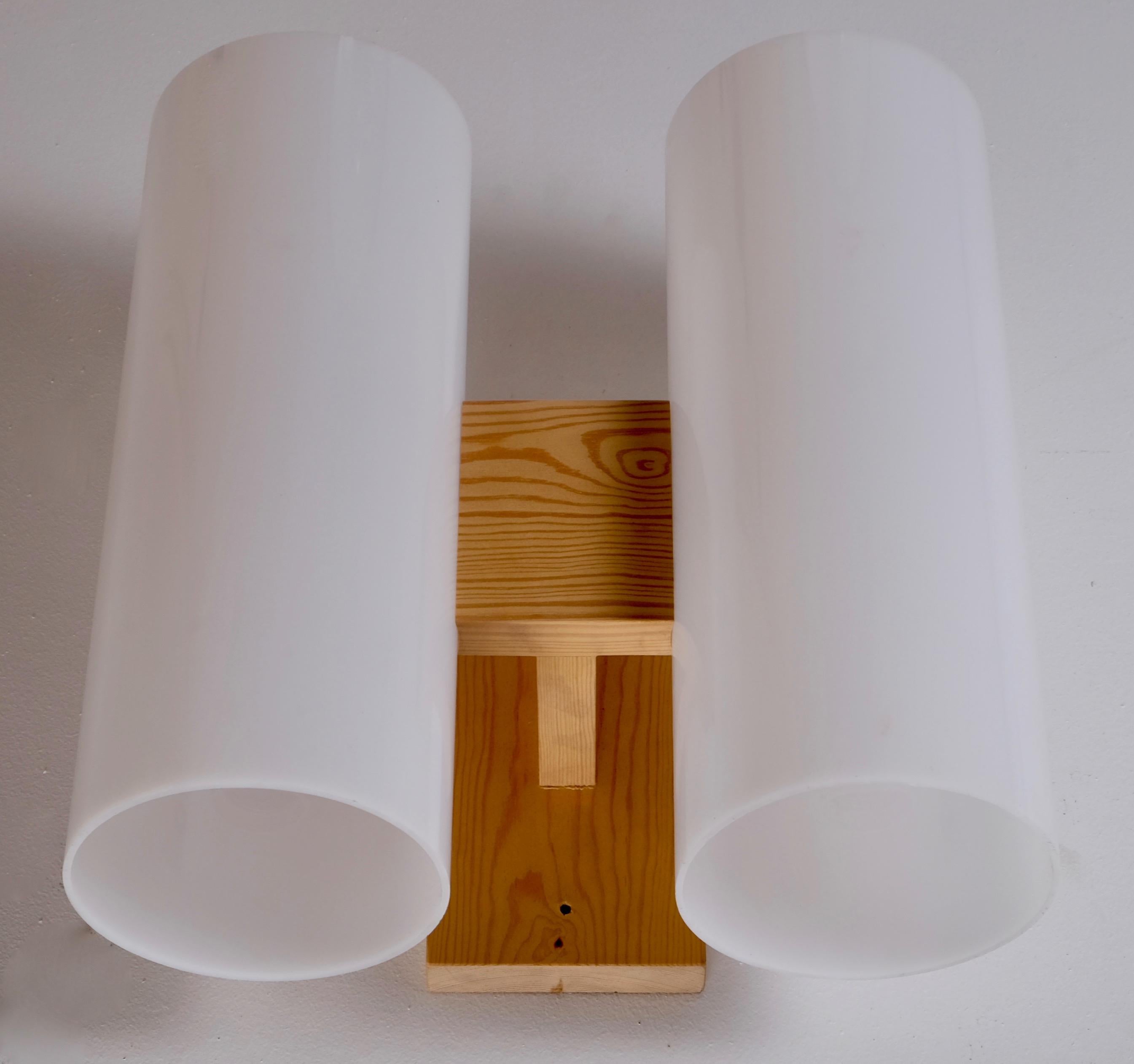 Set of 6 Wall Lamps by Uno & Östen Kristiansson for Luxus, 1960s 3