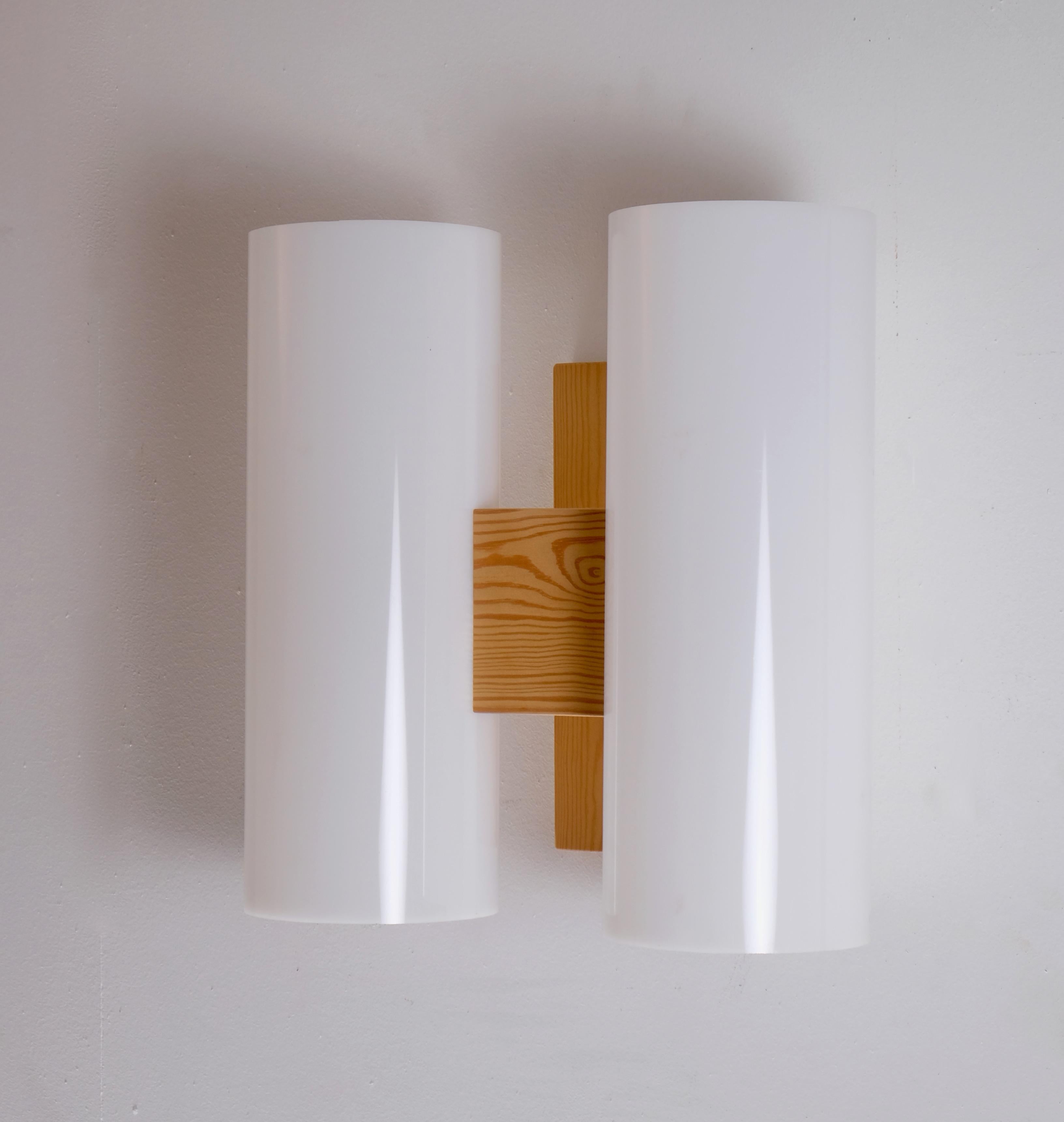 Swedish Set of 6 Wall Lamps by Uno & Östen Kristiansson for Luxus, 1960s