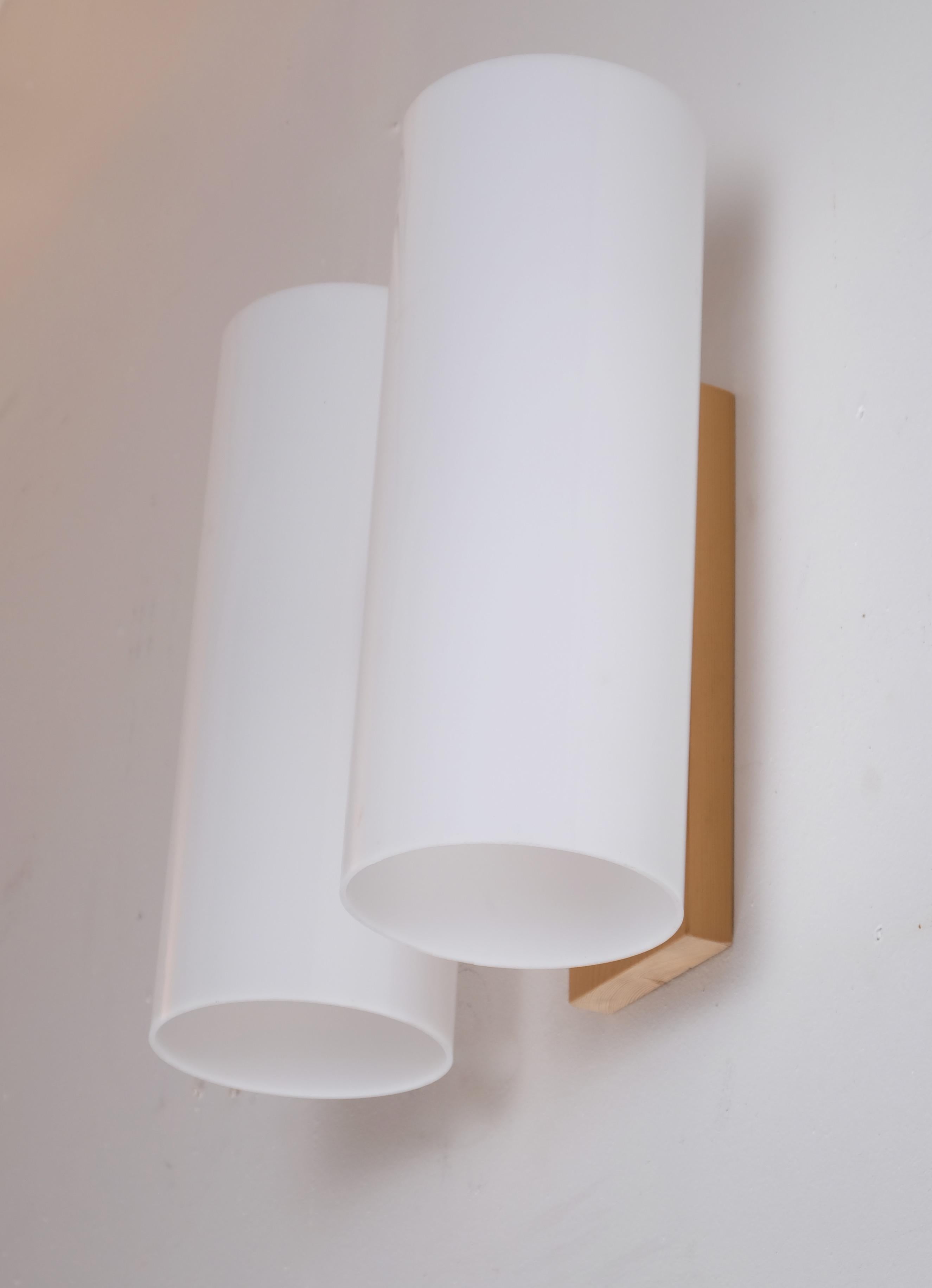 Set of 6 Wall Lamps by Uno & Östen Kristiansson for Luxus, 1960s In Good Condition In Stockholm, SE