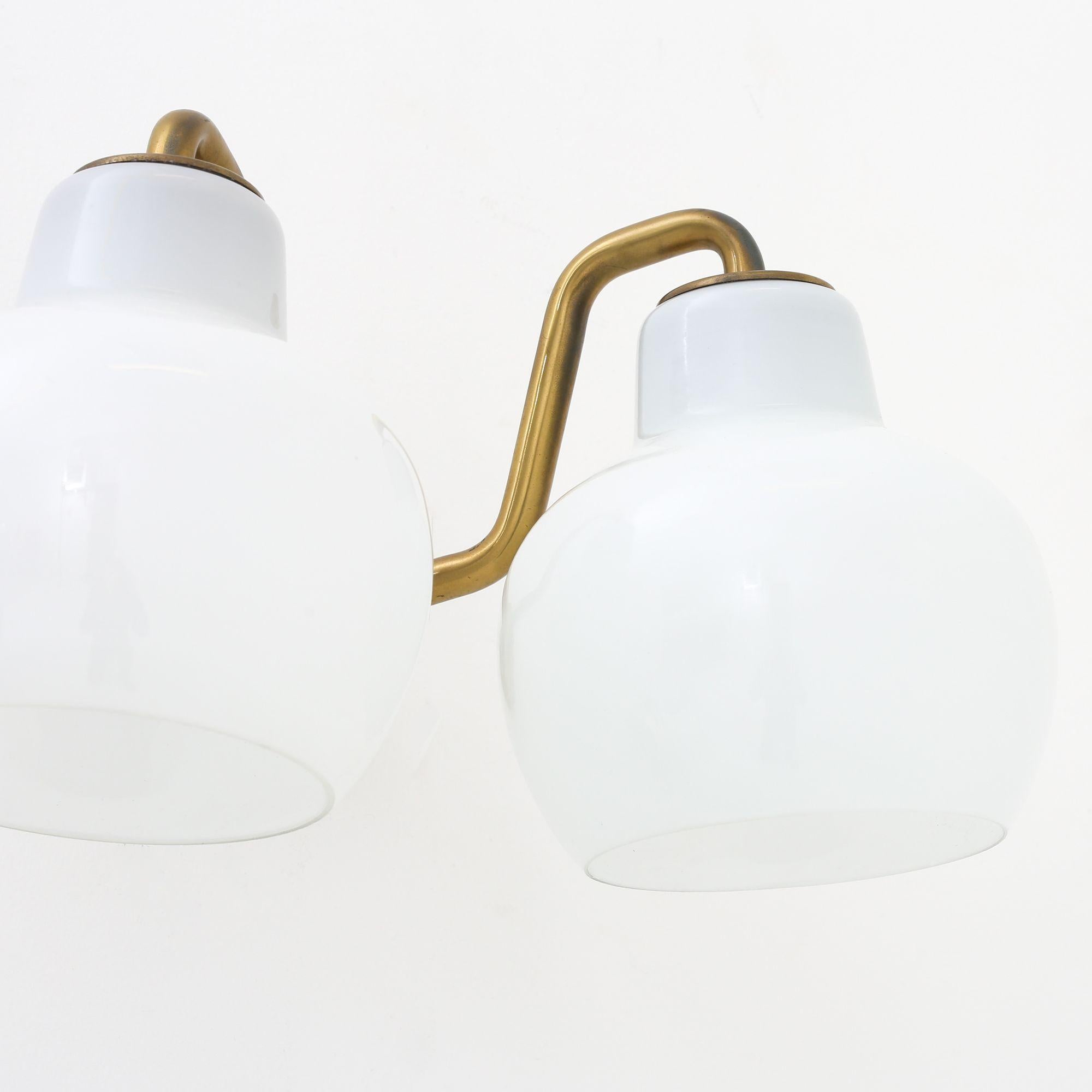 Danish Set of 6 wall lamps by Vilhelm Lauritzen For Sale