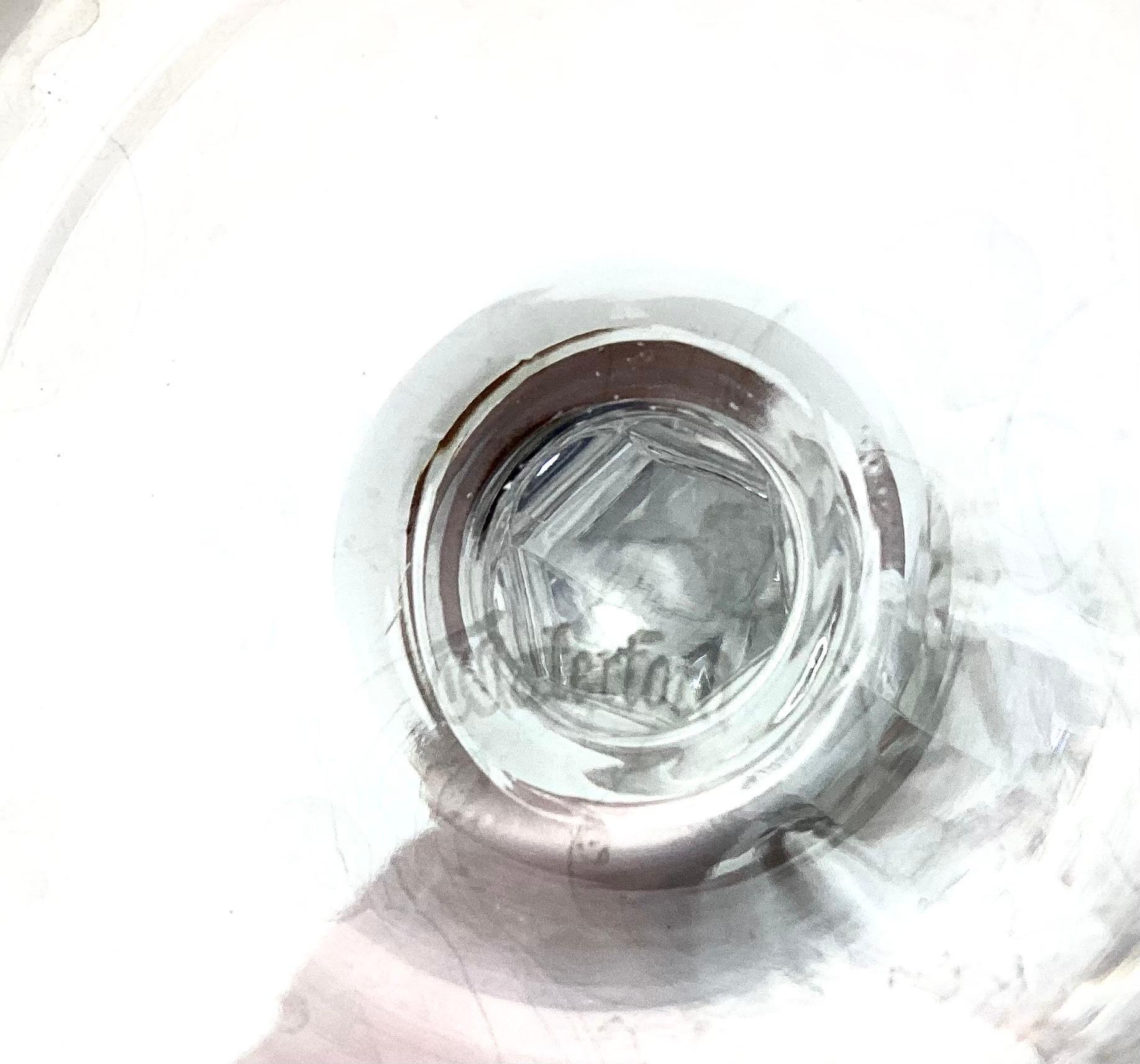 Set von 6 Wasserkelchen im Sheila-Schliff von Waterford (Kristall)