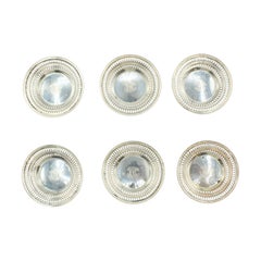 Satz von 6 Watson Co. Einzelne Nuss-/Minzschalen aus Sterling Silber