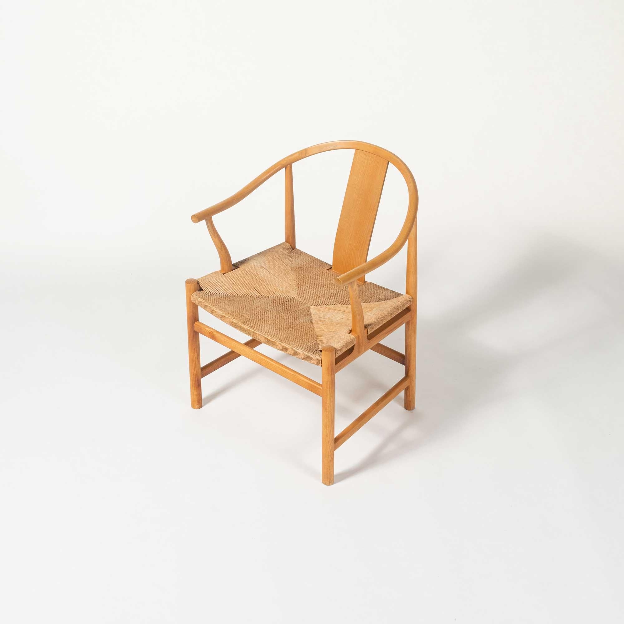 Set von 6 Wegner PP66 „Chinesische Stühle“ für PP Mobler aus Eiche und Papierkordel (Dänisch) im Angebot