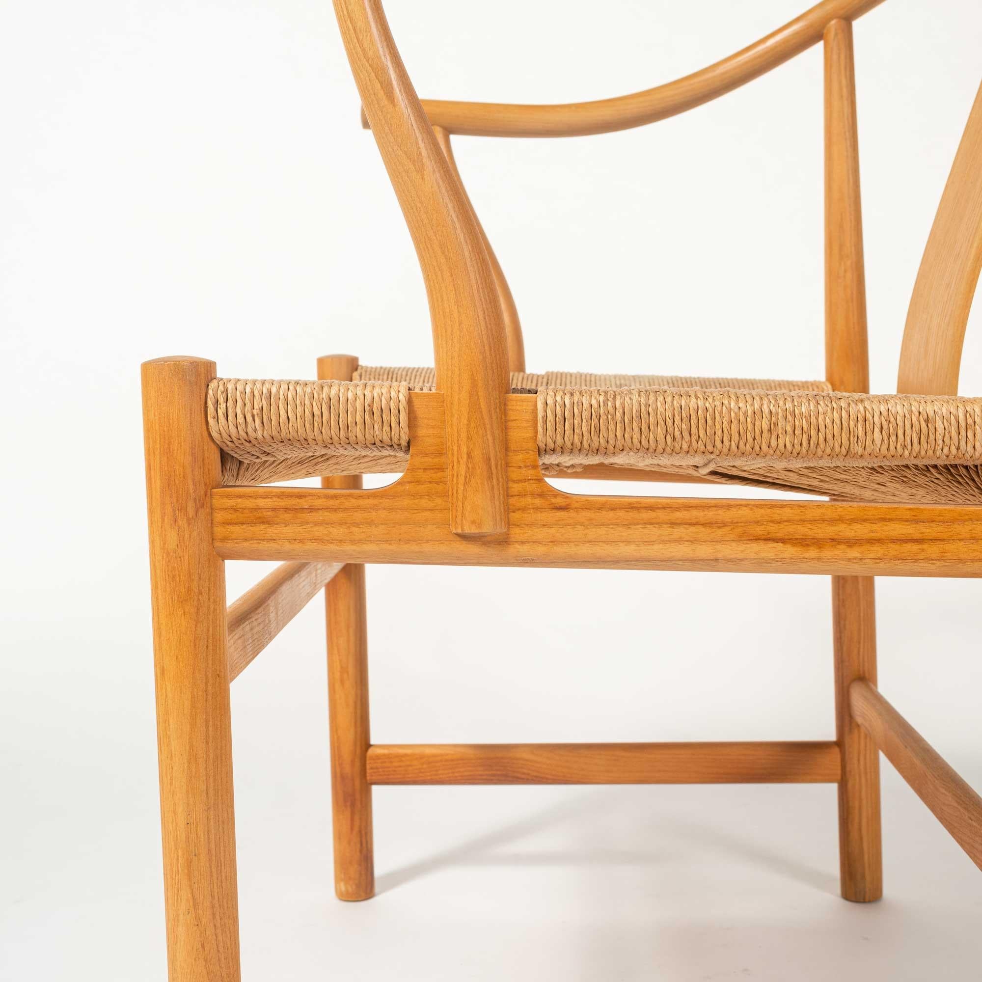 Set von 6 Wegner PP66 „Chinesische Stühle“ für PP Mobler aus Eiche und Papierkordel im Zustand „Gut“ im Angebot in Seattle, WA