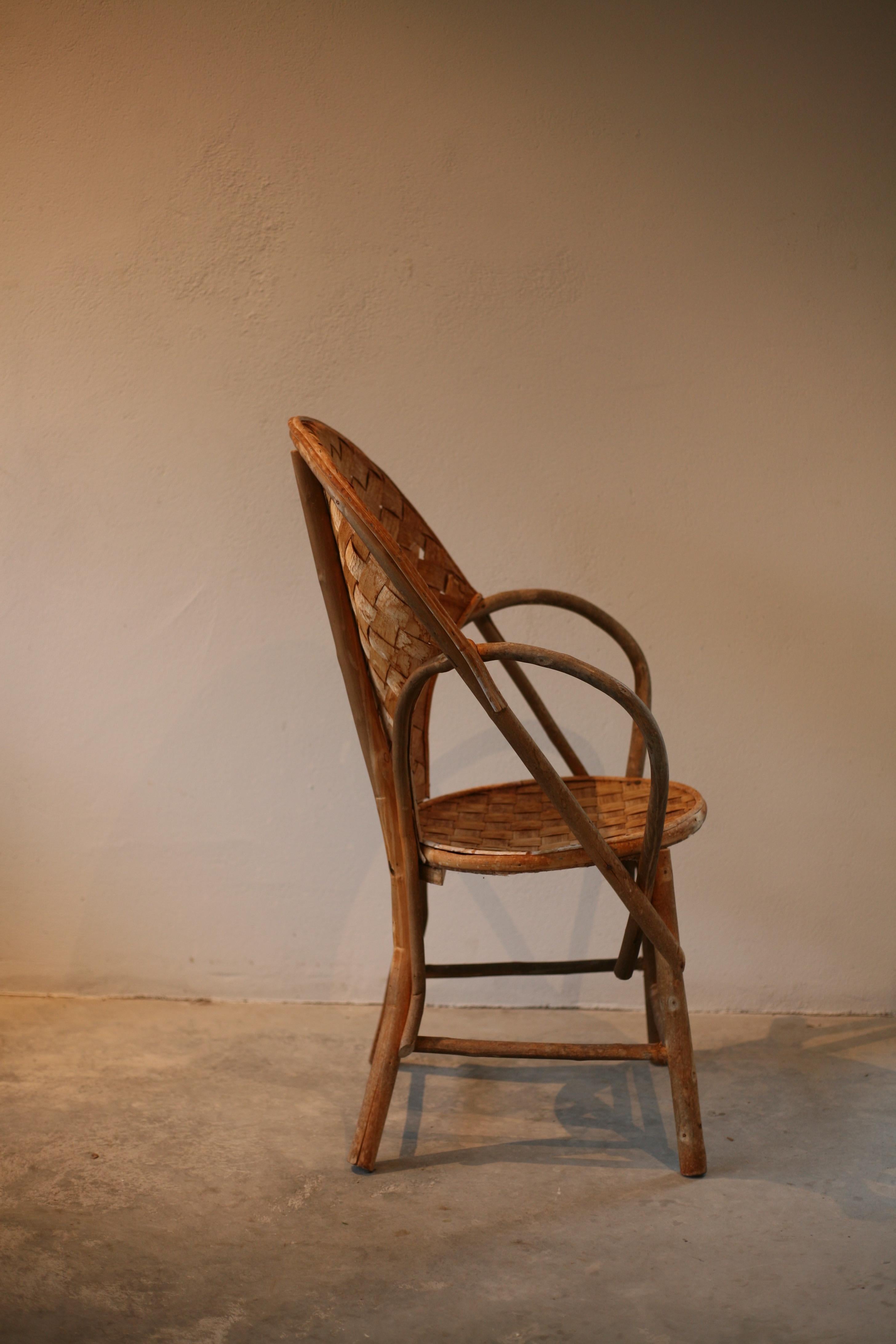 Late 20th Century Set of 6 Wicker Chairs, Provence Chair, Designed by Le Corbusier For Sale