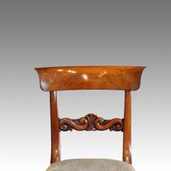 Set of 6 William iv Mahogany Dining Chairs