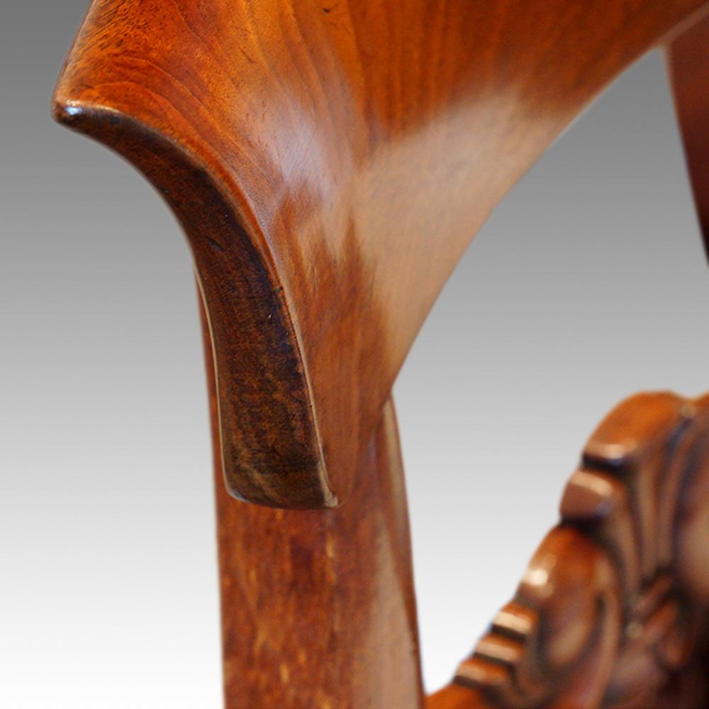 Mid-19th Century Set of 6 William iv Mahogany Dining Chairs For Sale