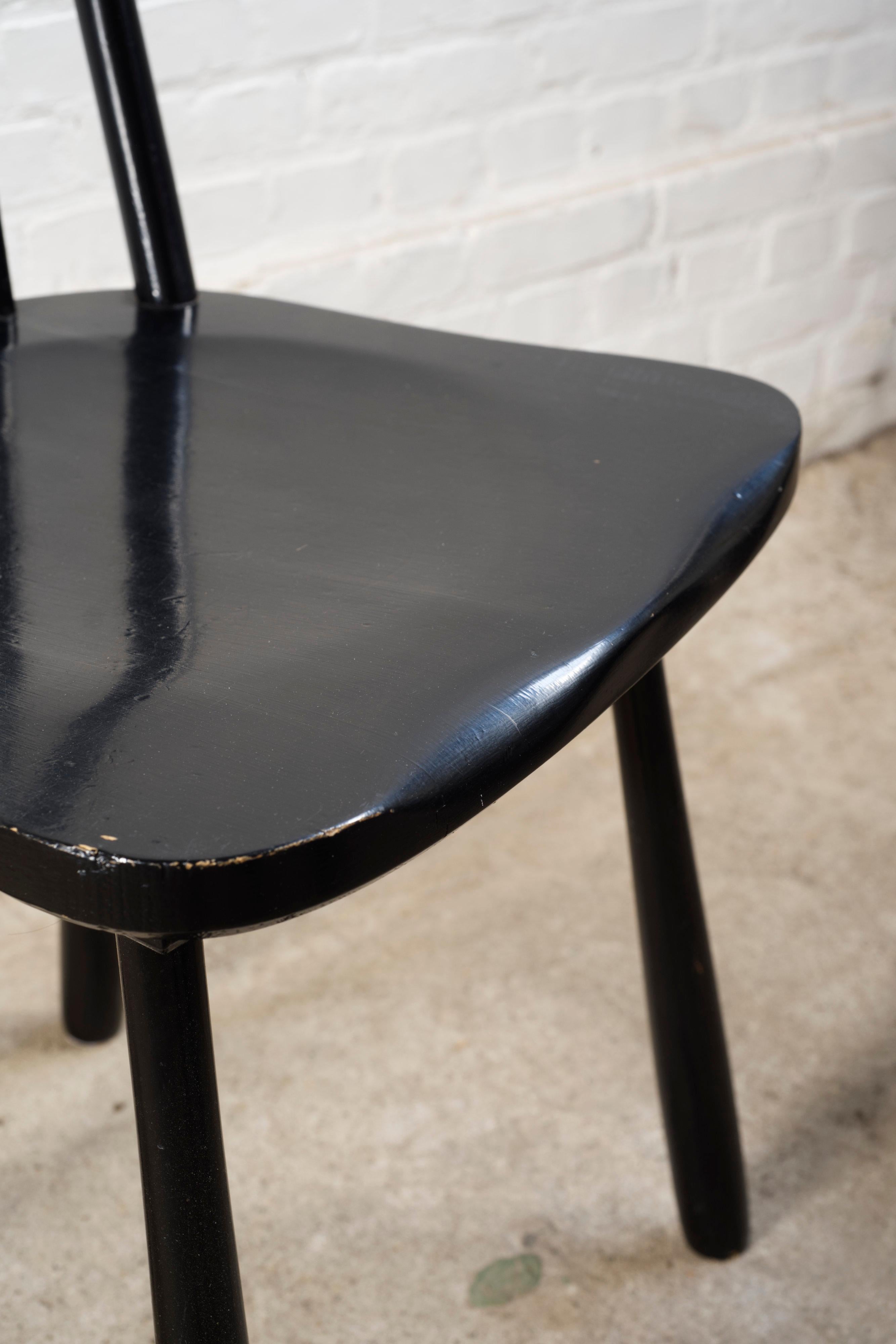 6 Esstischstühle 'Windsor' von Jørgen Anker Heegaard, Fritz Hansen, 1940 im Angebot 2