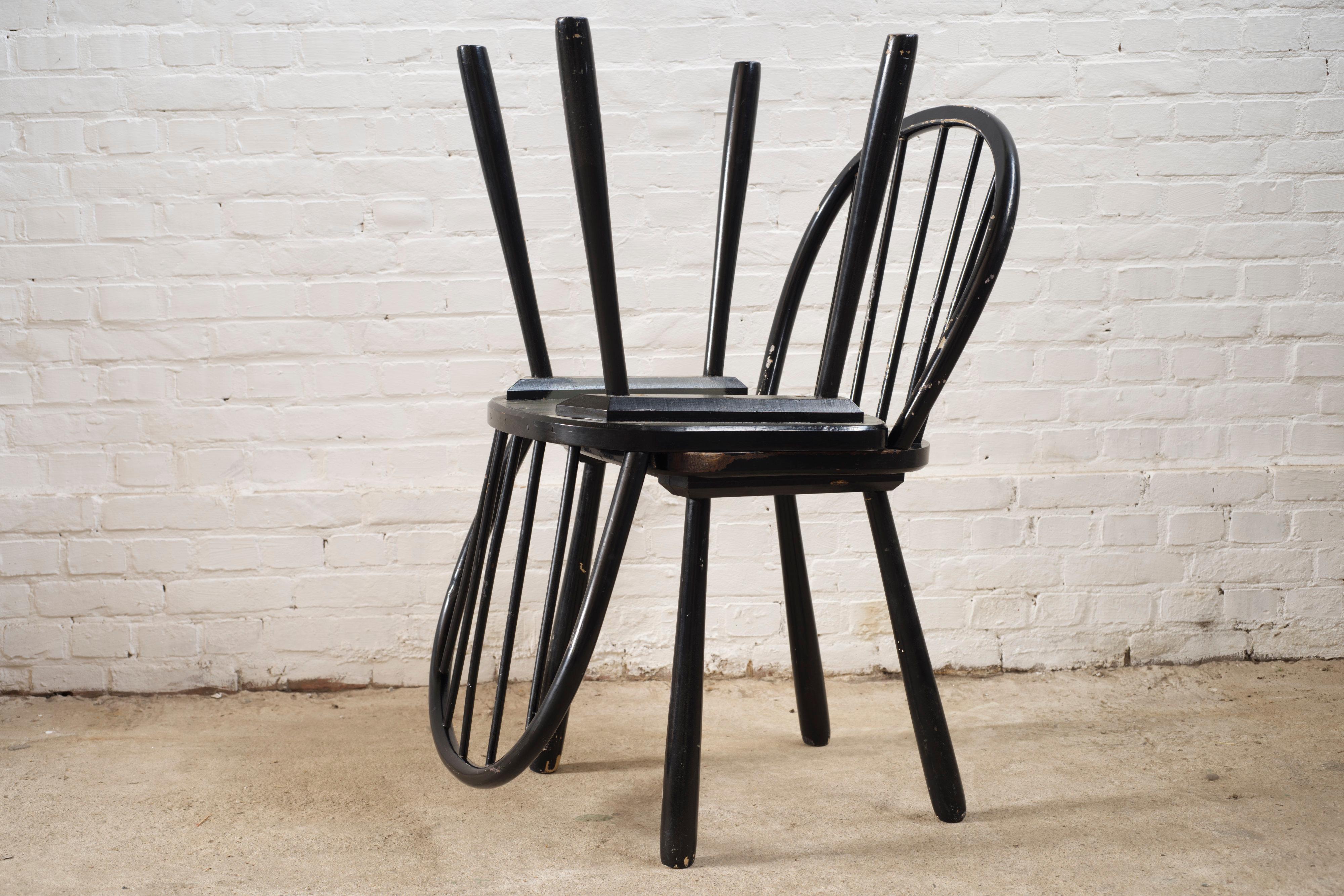 6 Esstischstühle 'Windsor' von Jørgen Anker Heegaard, Fritz Hansen, 1940 im Angebot 6