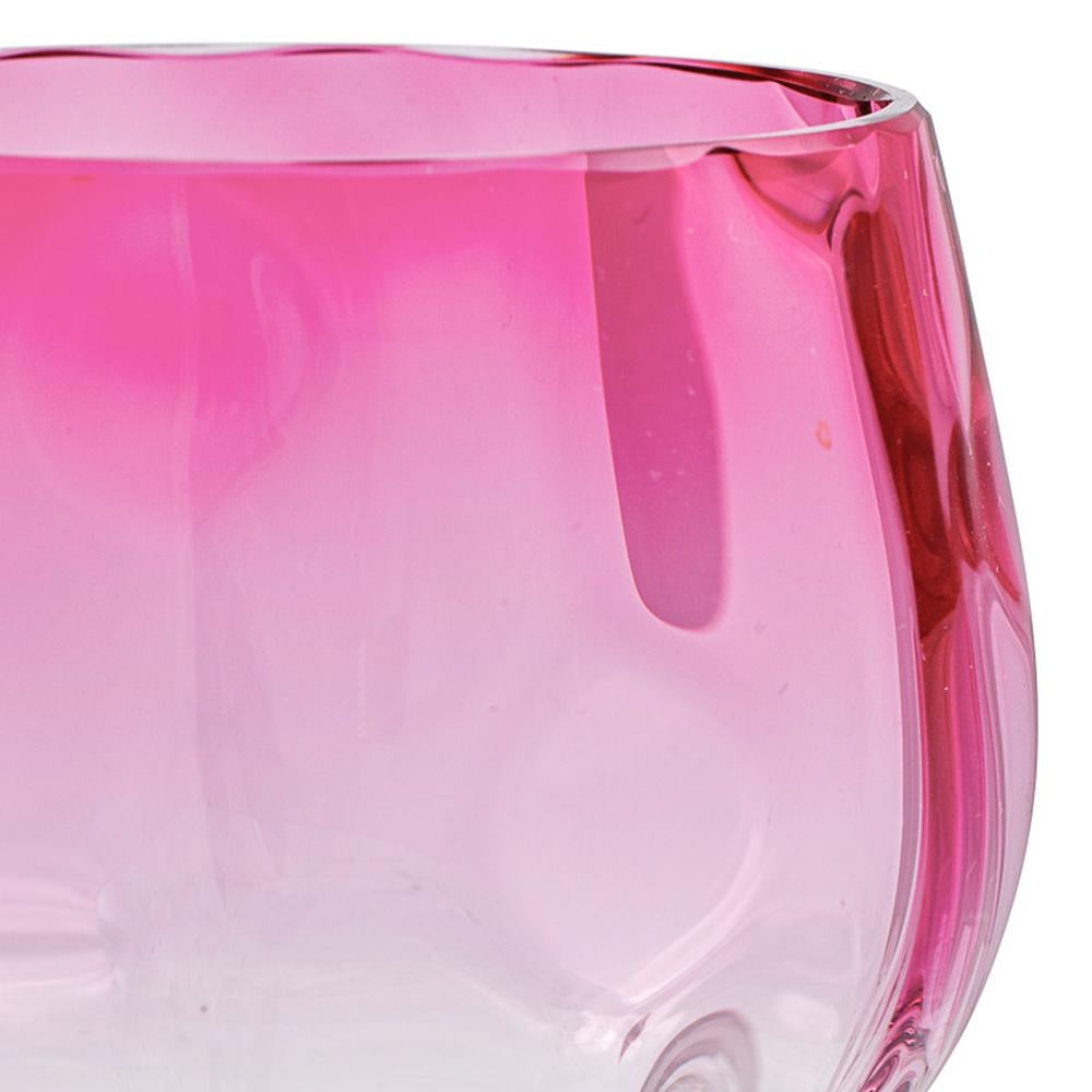 Ensemble de 6 verres à vin Koloman Moser's Neffe circa 1901 Pink Jugendstil en vente 2