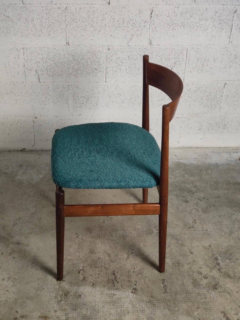 Ensemble de 6 chaises de salle à manger en bois 107 modèle de Gianfranco Frattini pour Cassina, années 60 en vente 4