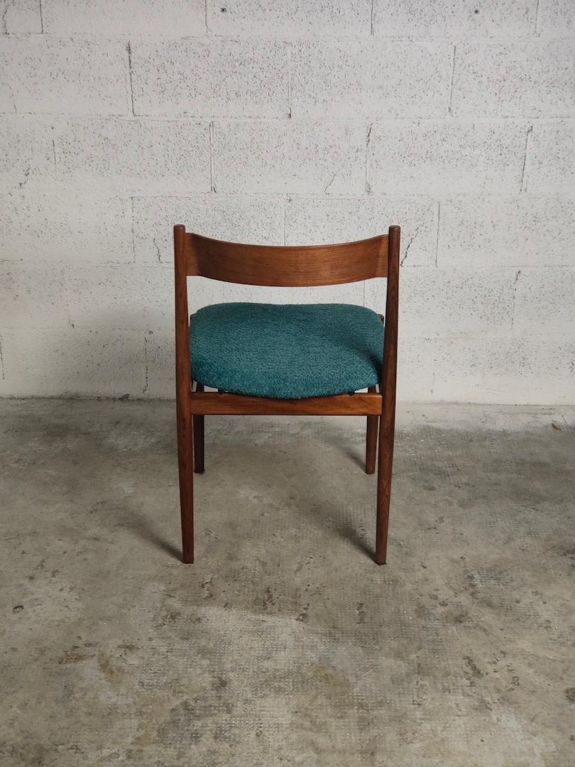 Ensemble de 6 chaises de salle à manger en bois 107 modèle de Gianfranco Frattini pour Cassina, années 60 en vente 6