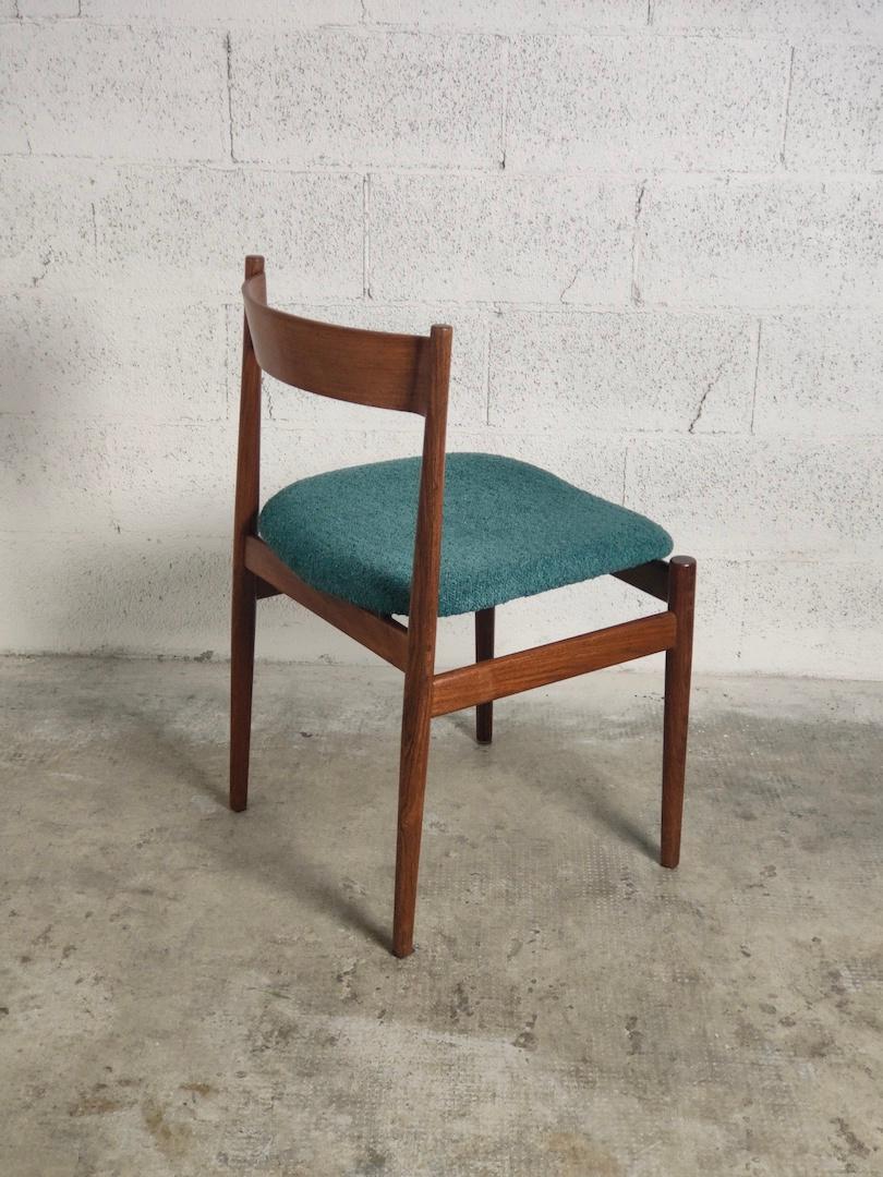 Ensemble de 6 chaises de salle à manger en bois 107 modèle de Gianfranco Frattini pour Cassina, années 60 en vente 7