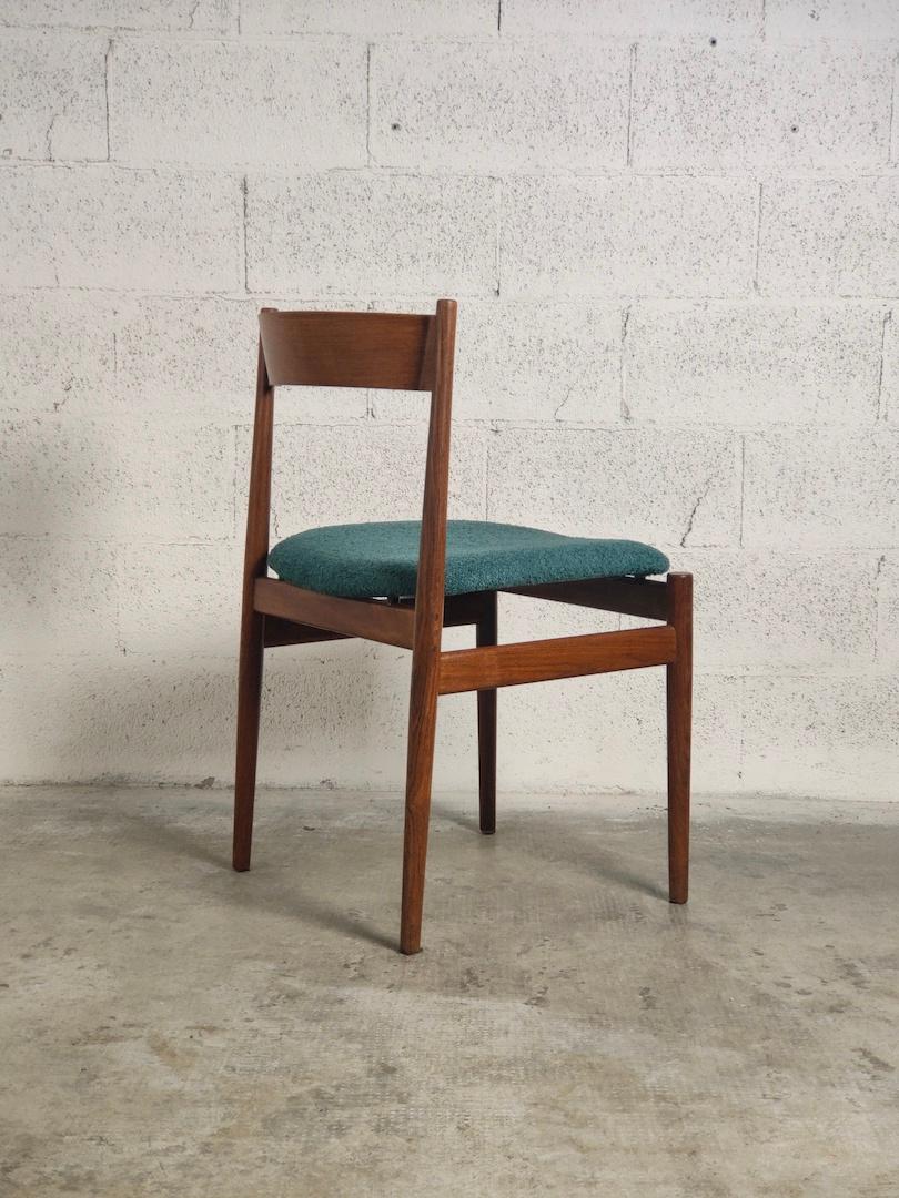 Ensemble de 6 chaises de salle à manger en bois 107 modèle de Gianfranco Frattini pour Cassina, années 60 en vente 8