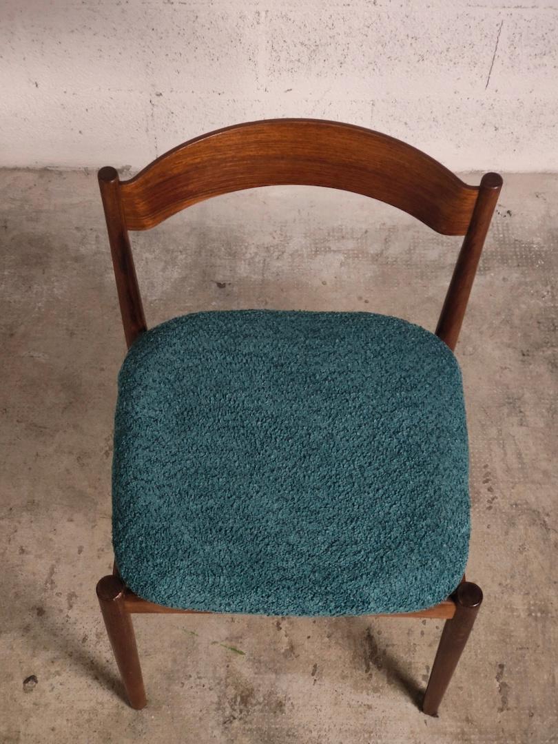 Ensemble de 6 chaises de salle à manger en bois 107 modèle de Gianfranco Frattini pour Cassina, années 60 en vente 11