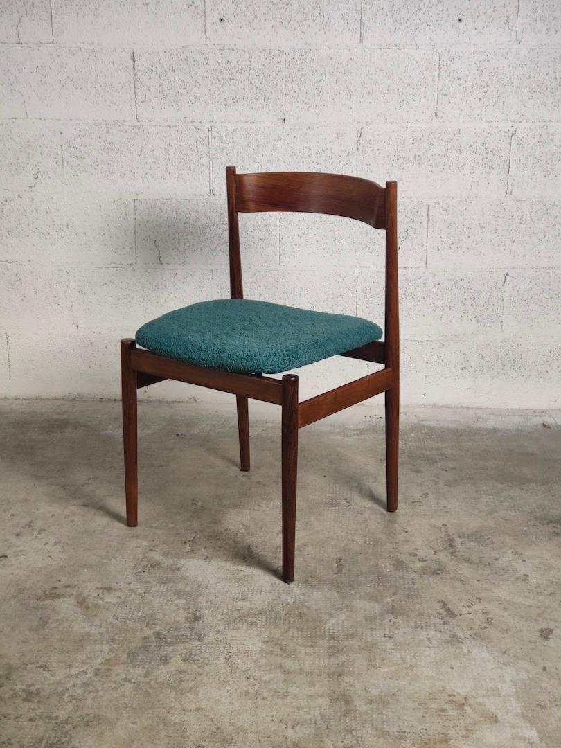 Ensemble de 6 chaises de salle à manger en bois 107 modèle de Gianfranco Frattini pour Cassina, années 60 en vente 1
