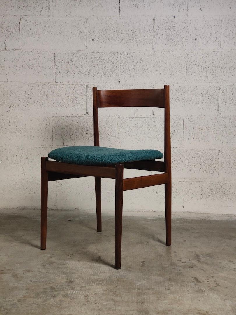 Ensemble de 6 chaises de salle à manger en bois 107 modèle de Gianfranco Frattini pour Cassina, années 60 en vente 2