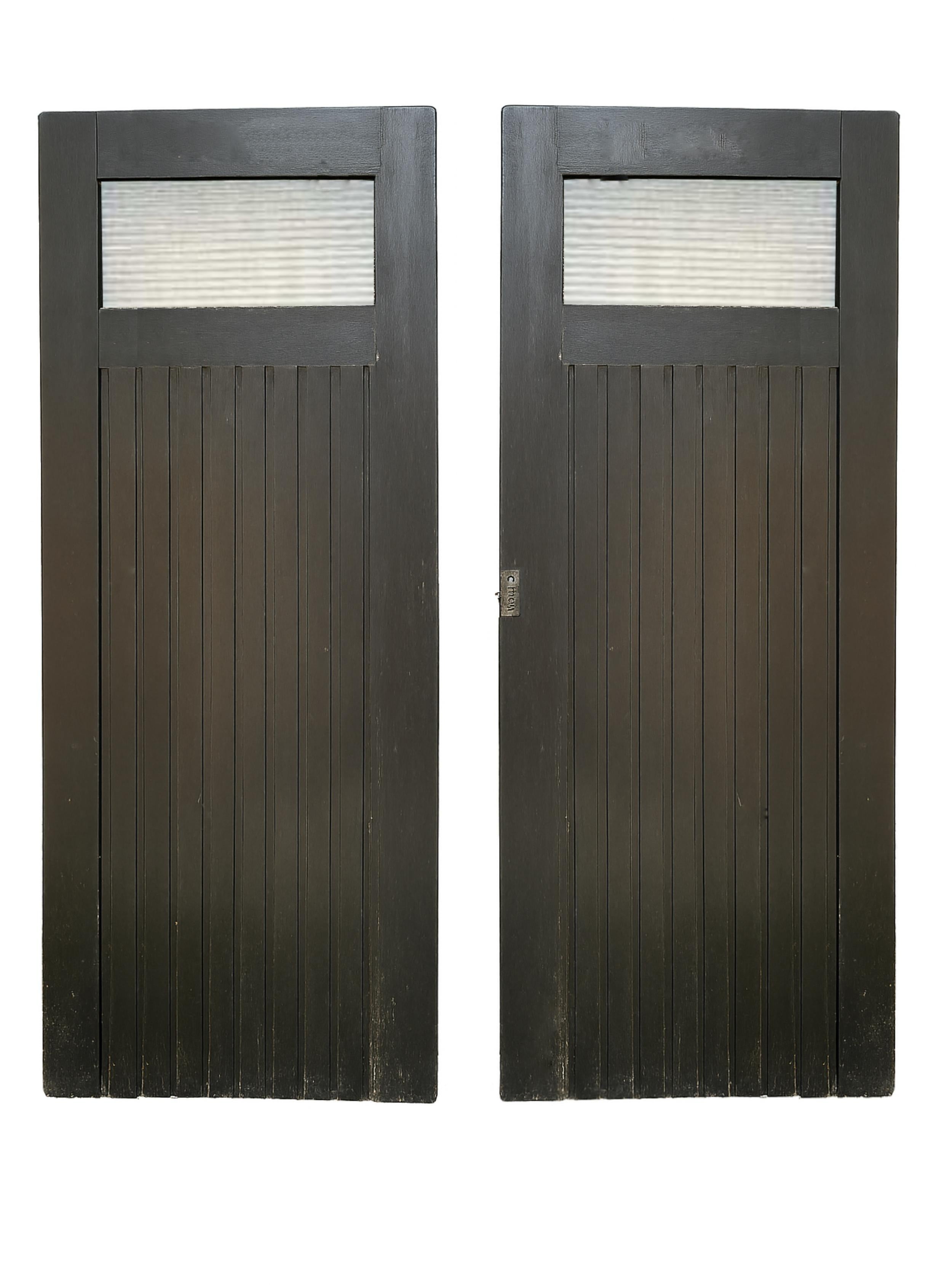 Glass Set of 6 Wooden Doors,  20th Century For Sale
