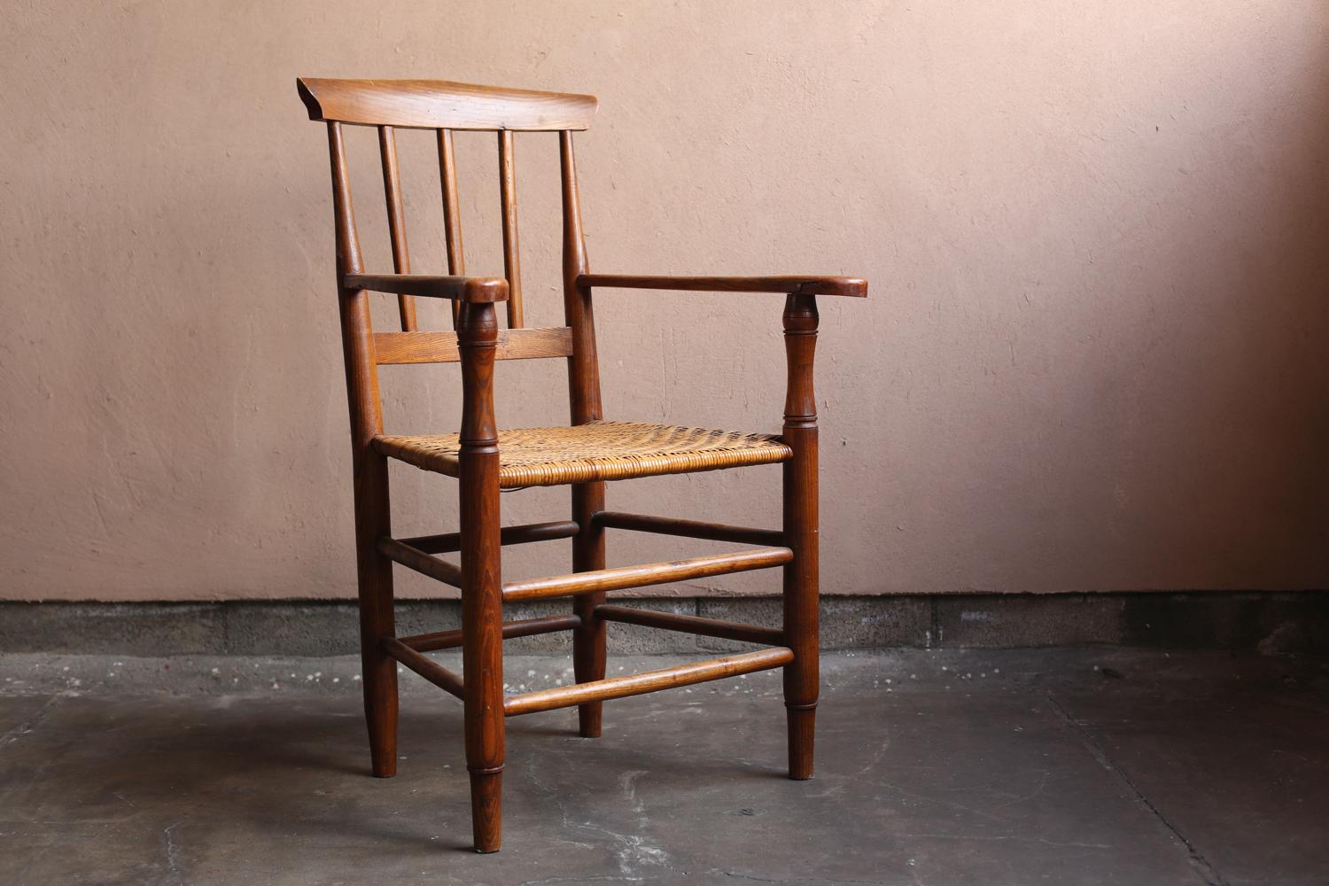 Set di 6 sedie folkloristiche in legno in vendita 1