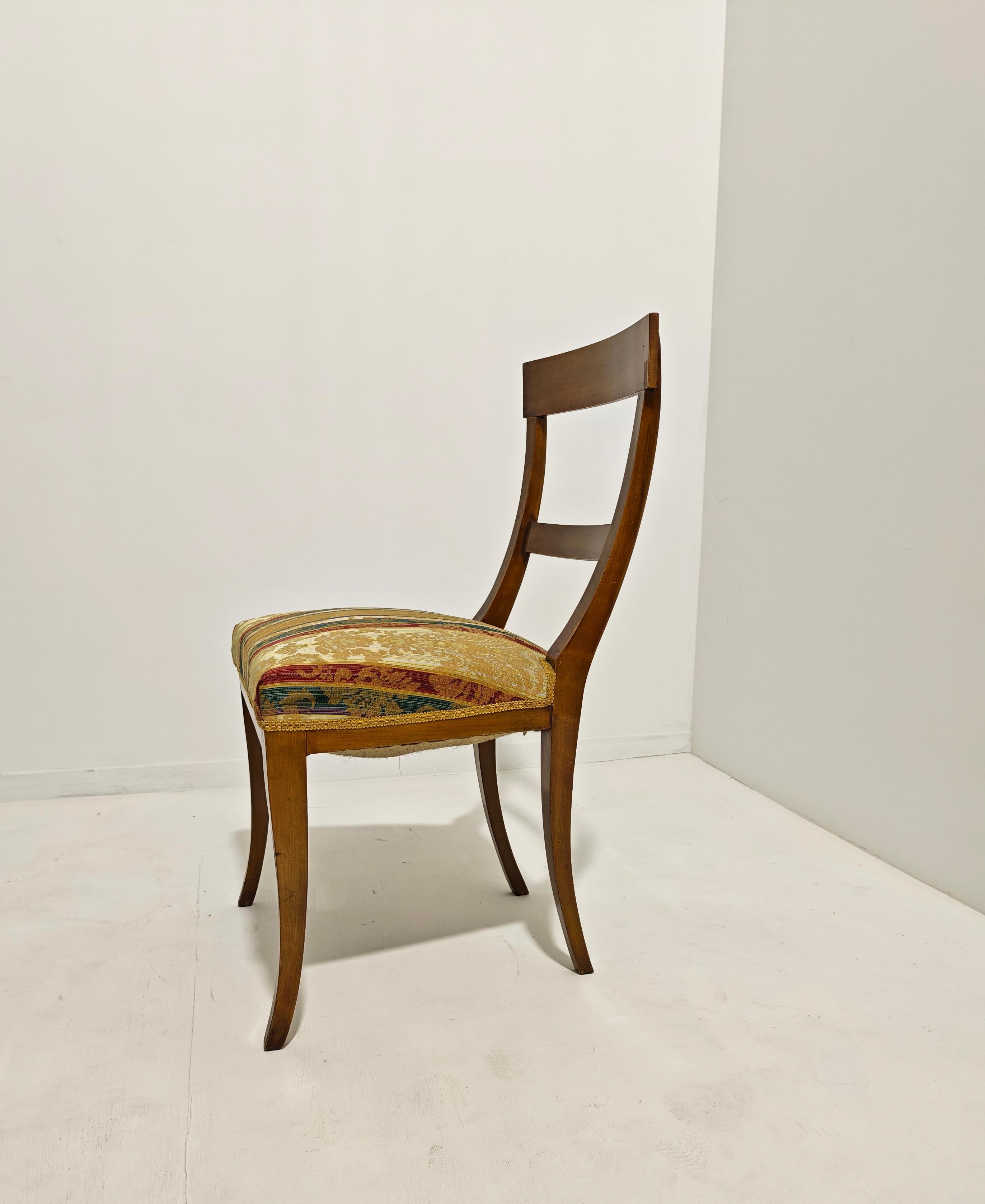 Set of 6 Wooden Gondola Chairs From the Early 19th Century For Sale 10