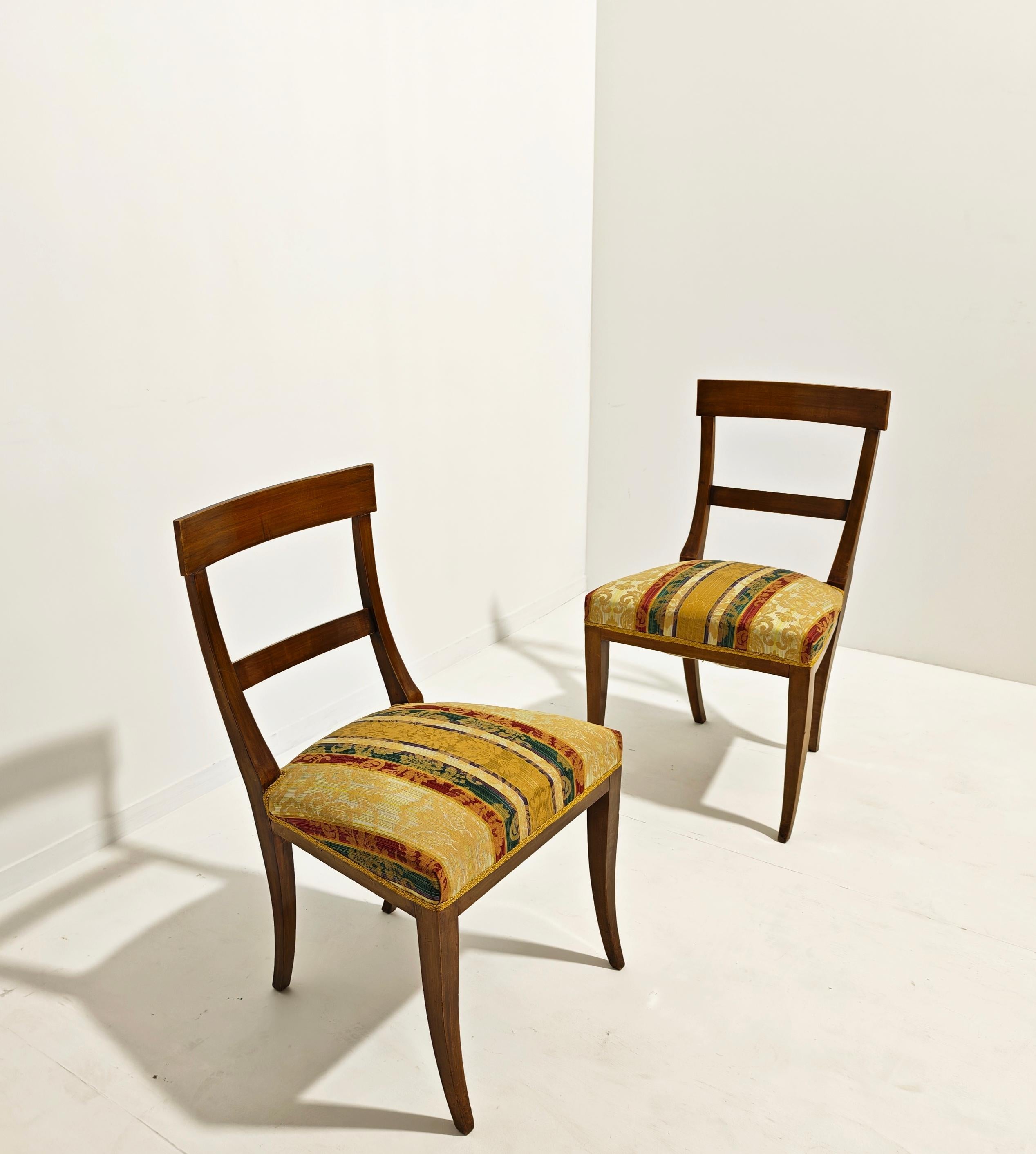 Set of 6 Wooden Gondola Chairs From the Early 19th Century For Sale 11