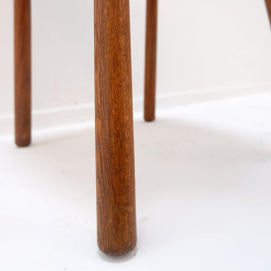 Set di 6 sedie da pranzo con schienale a T in legno - Anni '60 in vendita 5