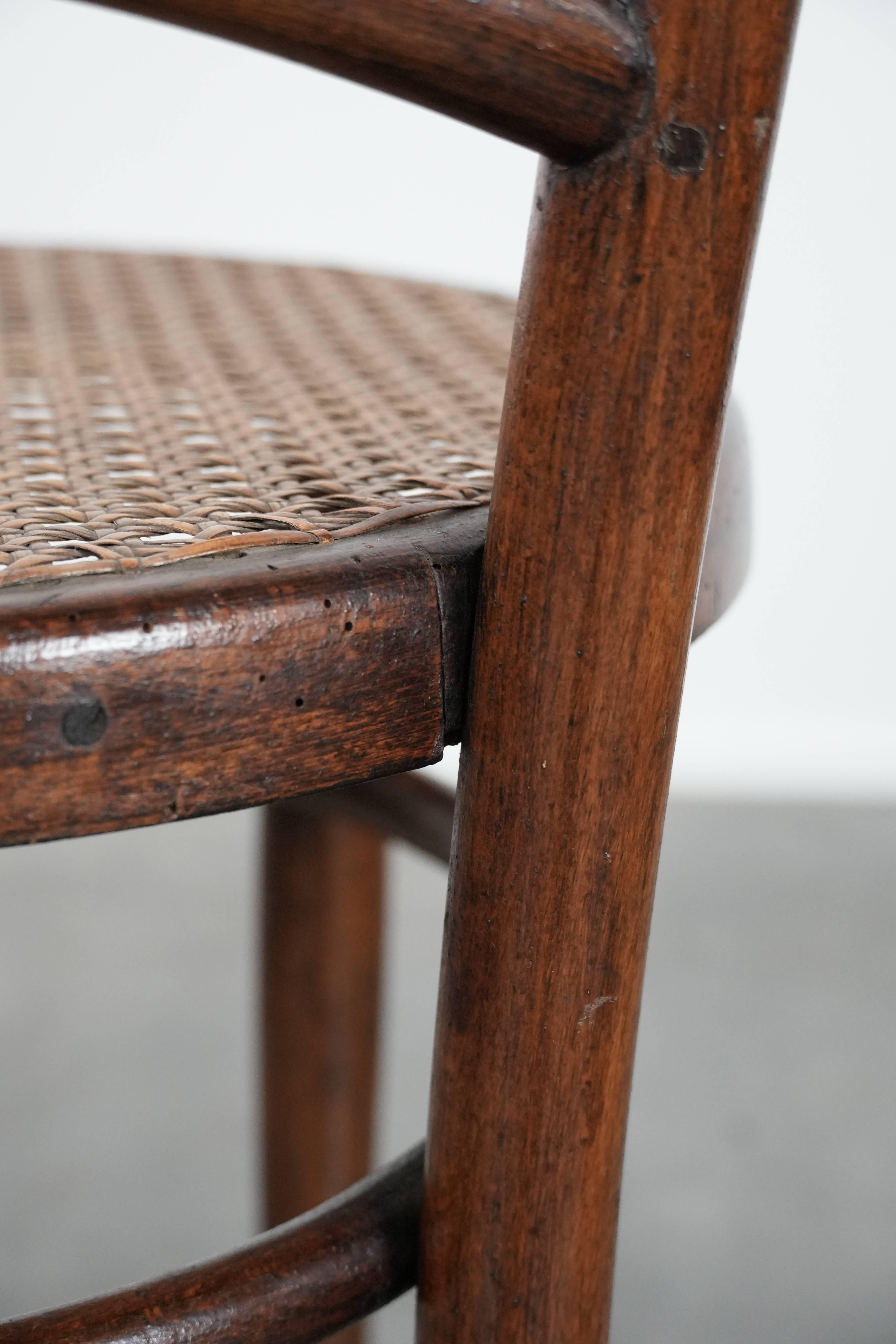 Set of 6 wooden vintage bistro chairs by Jacob & Josef Kohn Wien im Angebot 8