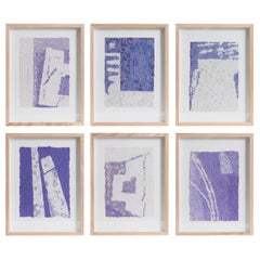 Set of 6 Works on Paper by Marinette Lefillâtre