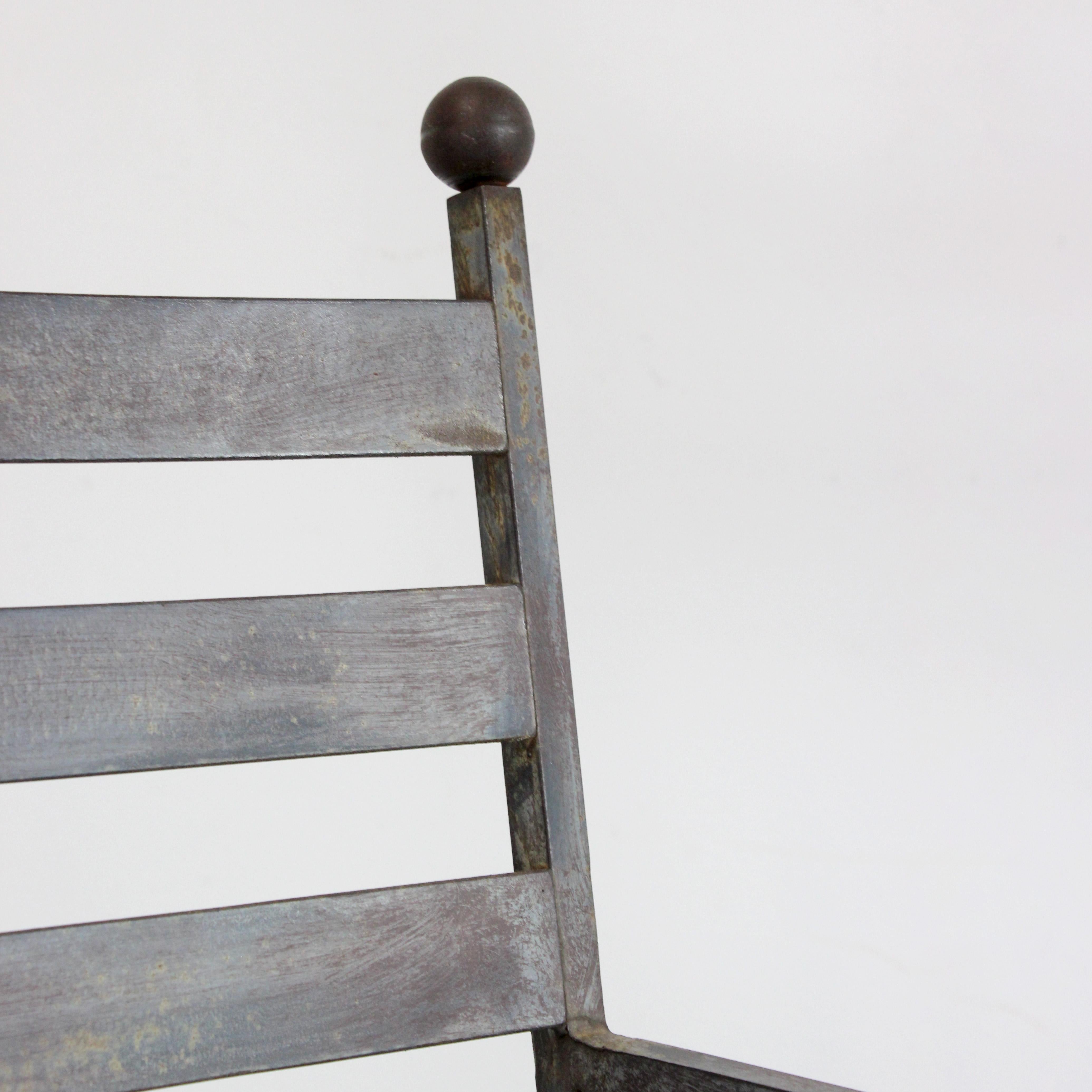 Set di 6 sedie in ferro battuto - 1970 circa - Spagna In condizioni buone in vendita a Madrid, España