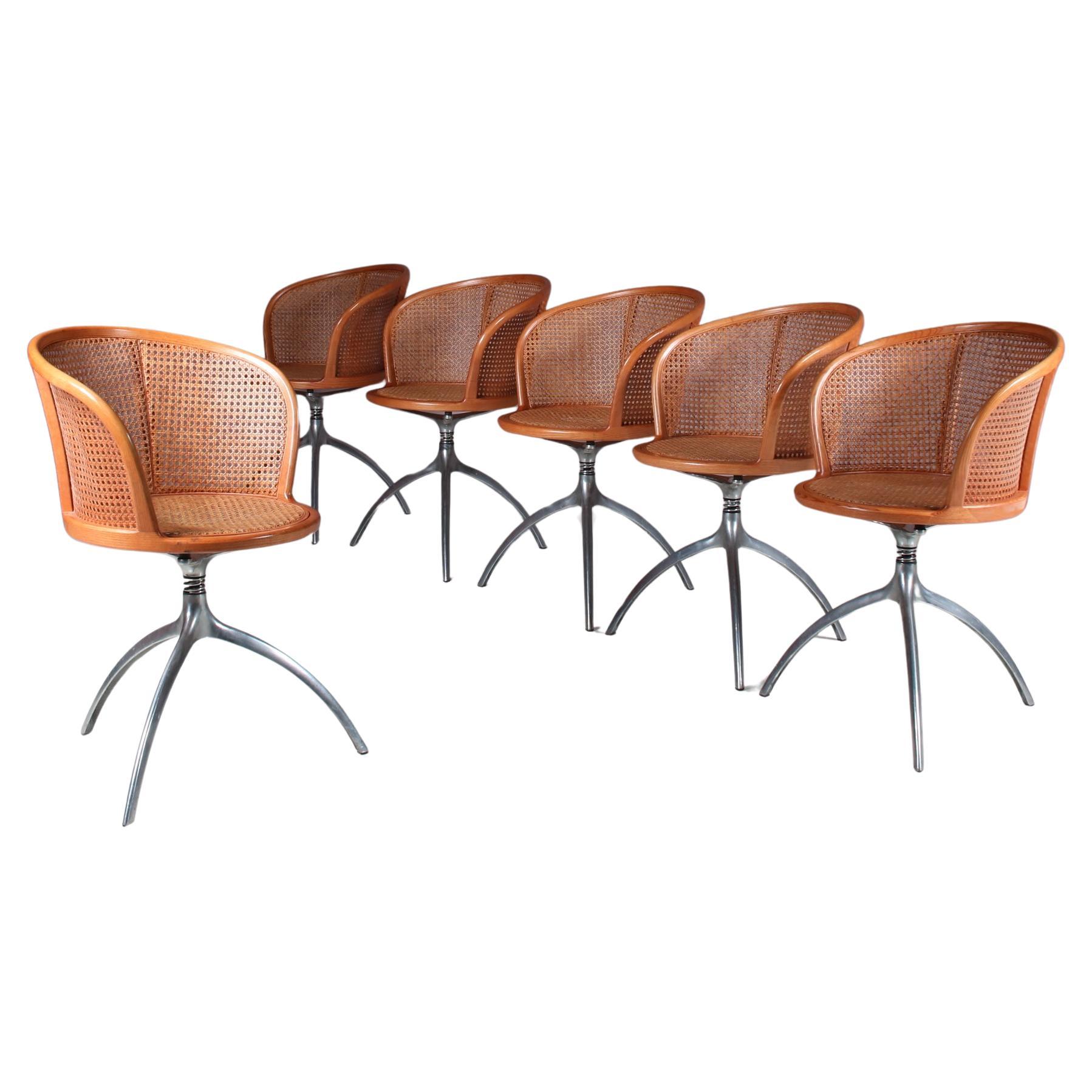 Set of 6 “Young Lady” Chairs by Paolo Rizzatto for Alias, Italy 1990 For Sale