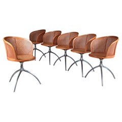 Retro Set of 6 “Young Lady” Chairs by Paolo Rizzatto for Alias, Italy 1990