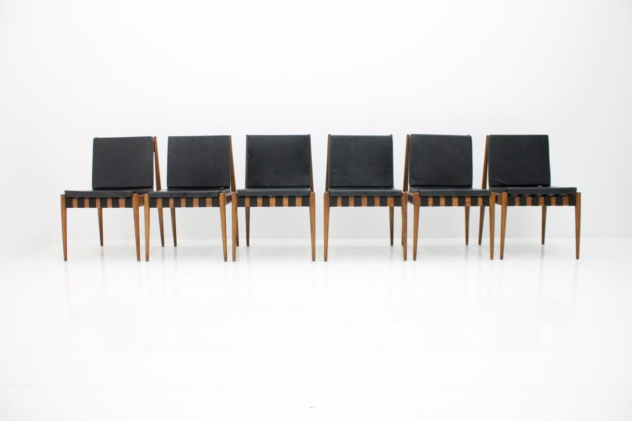 Mid-Century Modern Set of 55 Dining Chairs by Egon Eiermann SE 121, Germany, 1964