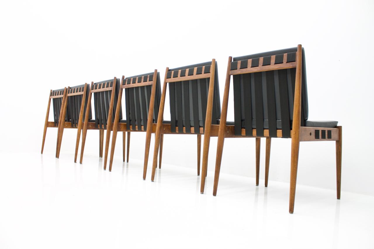 Set of 55 Dining Chairs by Egon Eiermann SE 121, Germany, 1964 In Good Condition In Frankfurt / Dreieich, DE