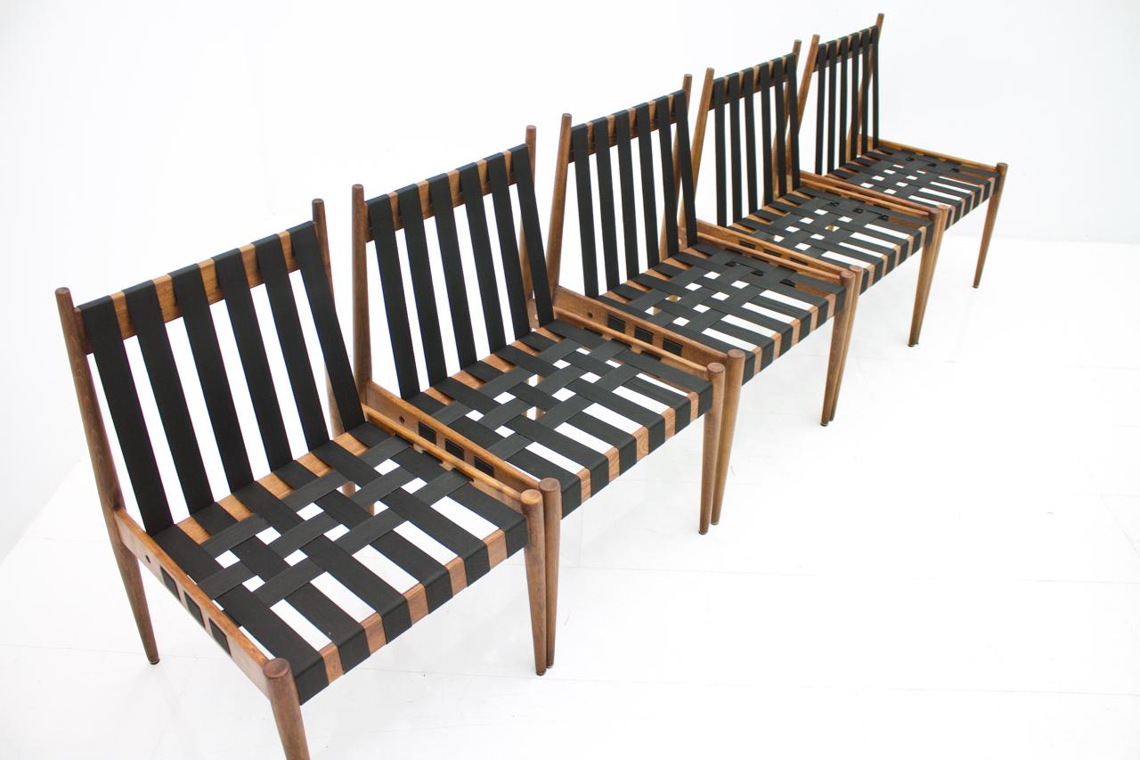 Set of 55 Dining Chairs by Egon Eiermann SE 121, Germany, 1964 1