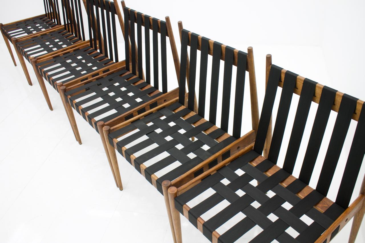 Set of 55 Dining Chairs by Egon Eiermann SE 121, Germany, 1964 5